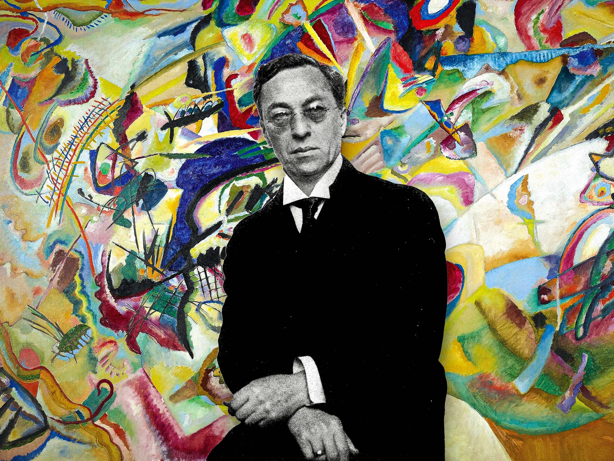 Tapis De Souris Oeuvre Abstraite expressionniste de Kandinsky Tapis De Souris Oeuvre Abstraite expressionniste de Kandinsky