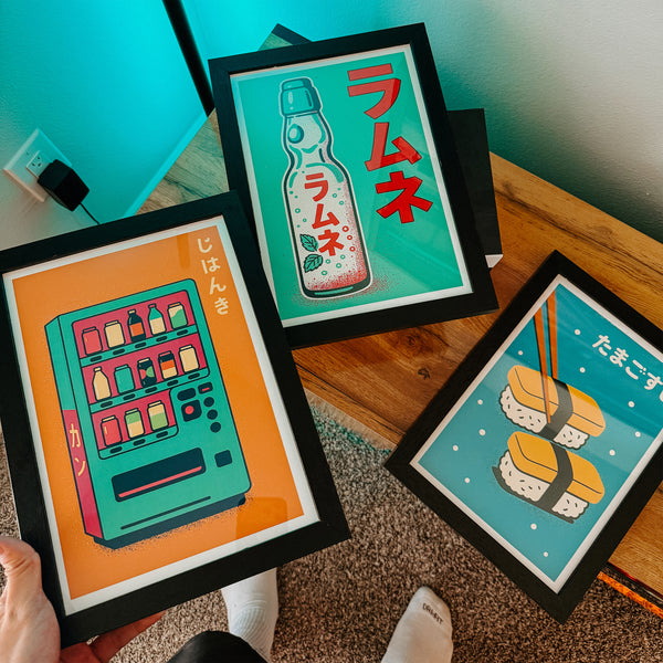 Customer home featuring Animato prints