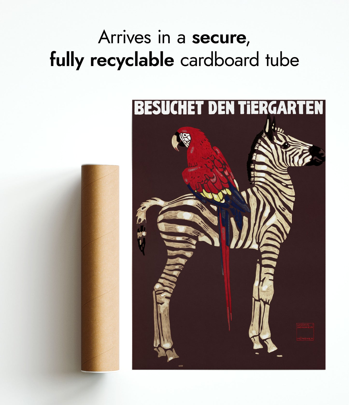 1912 Parrot & Zebra, Munich