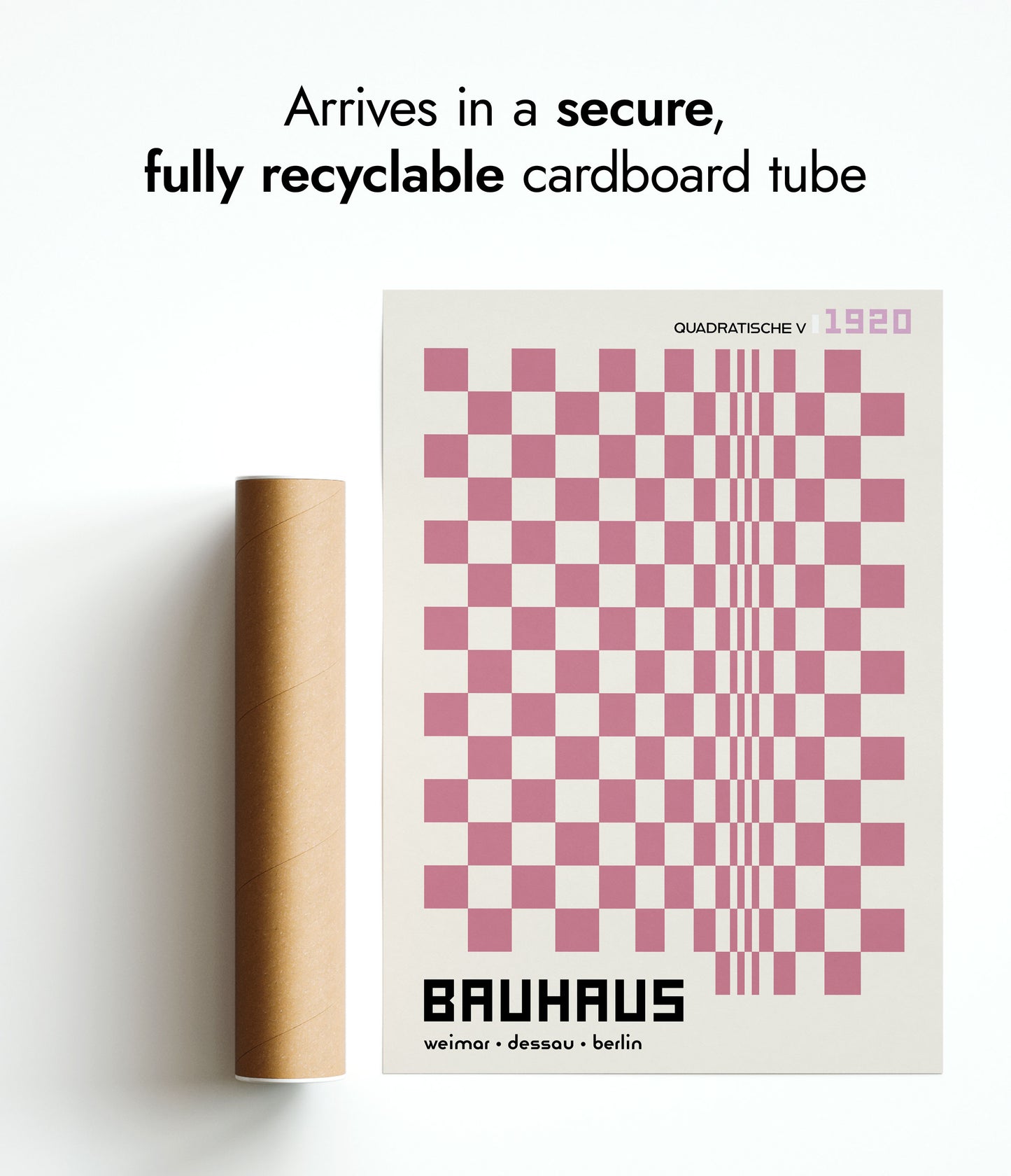 Quadratische, in Pink