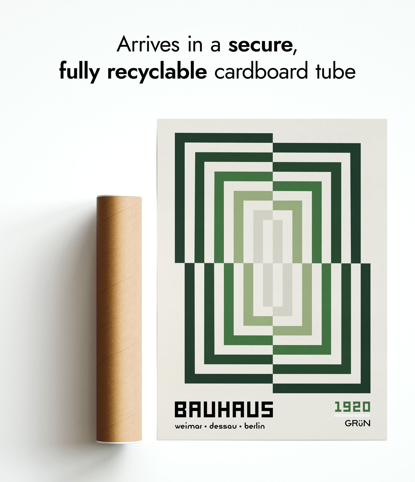 Rectangular Illusion, in Green