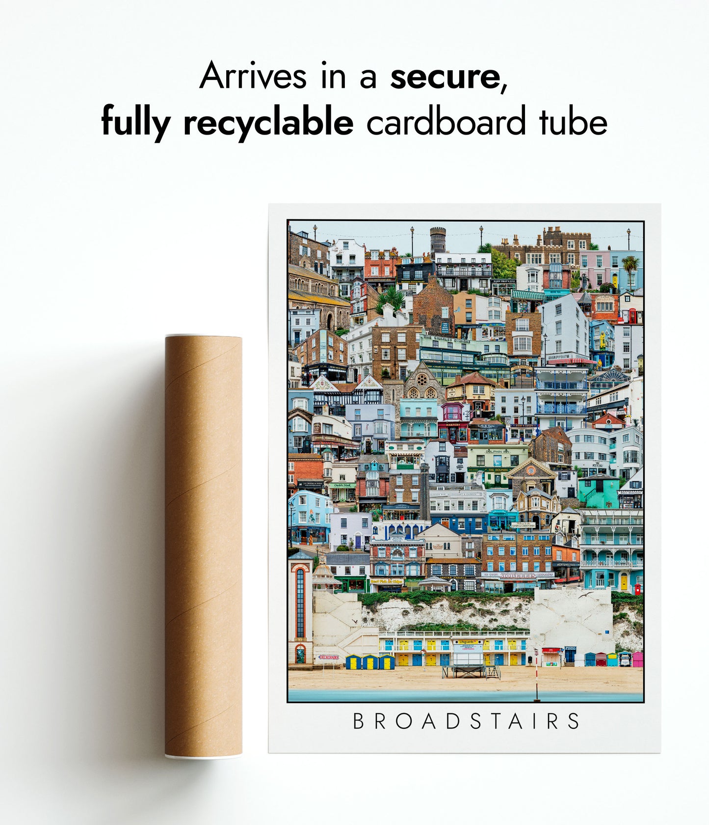 Broadstairs stadssilhuett