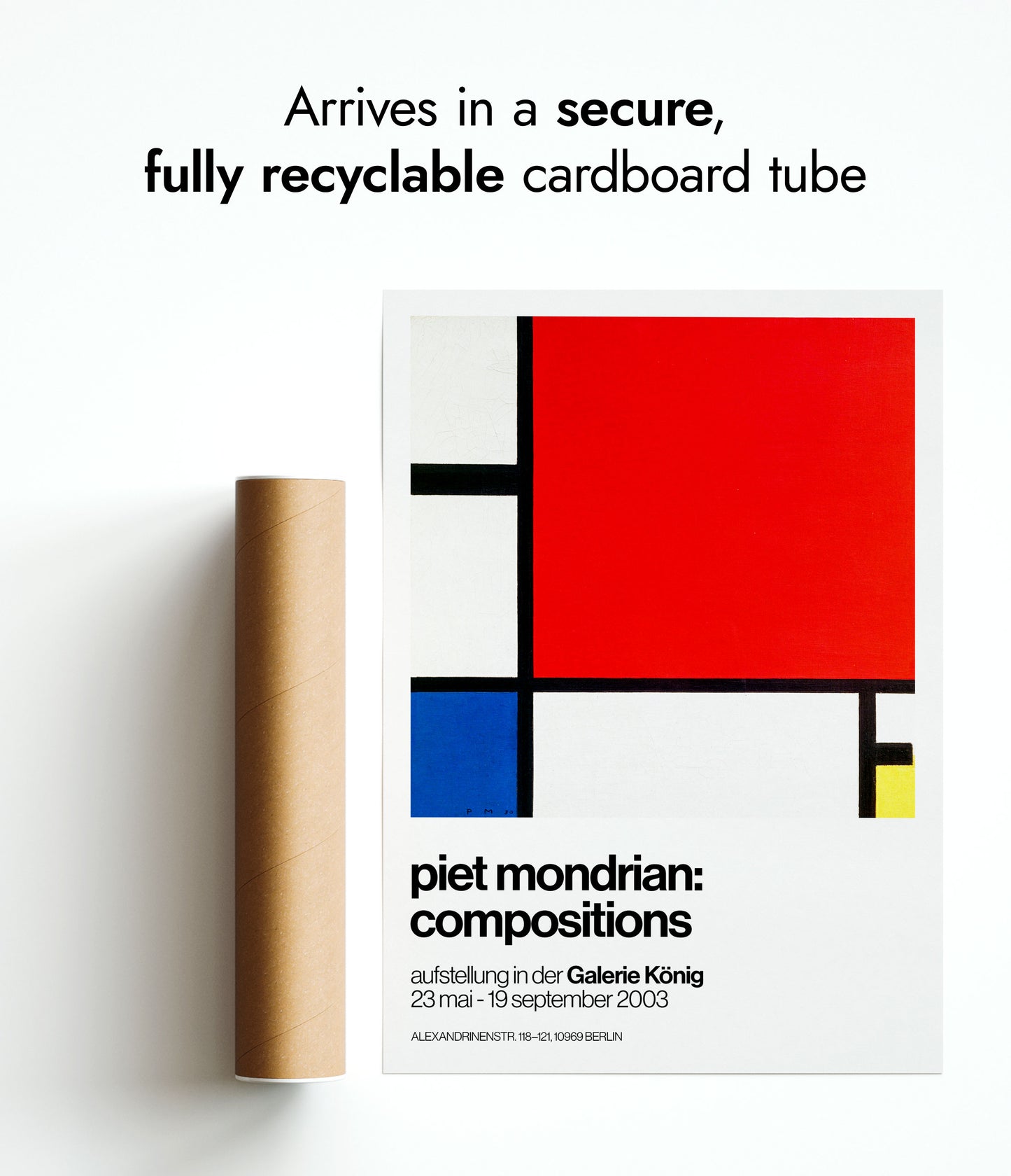 Komposition mit Rot, Blau und Gelb