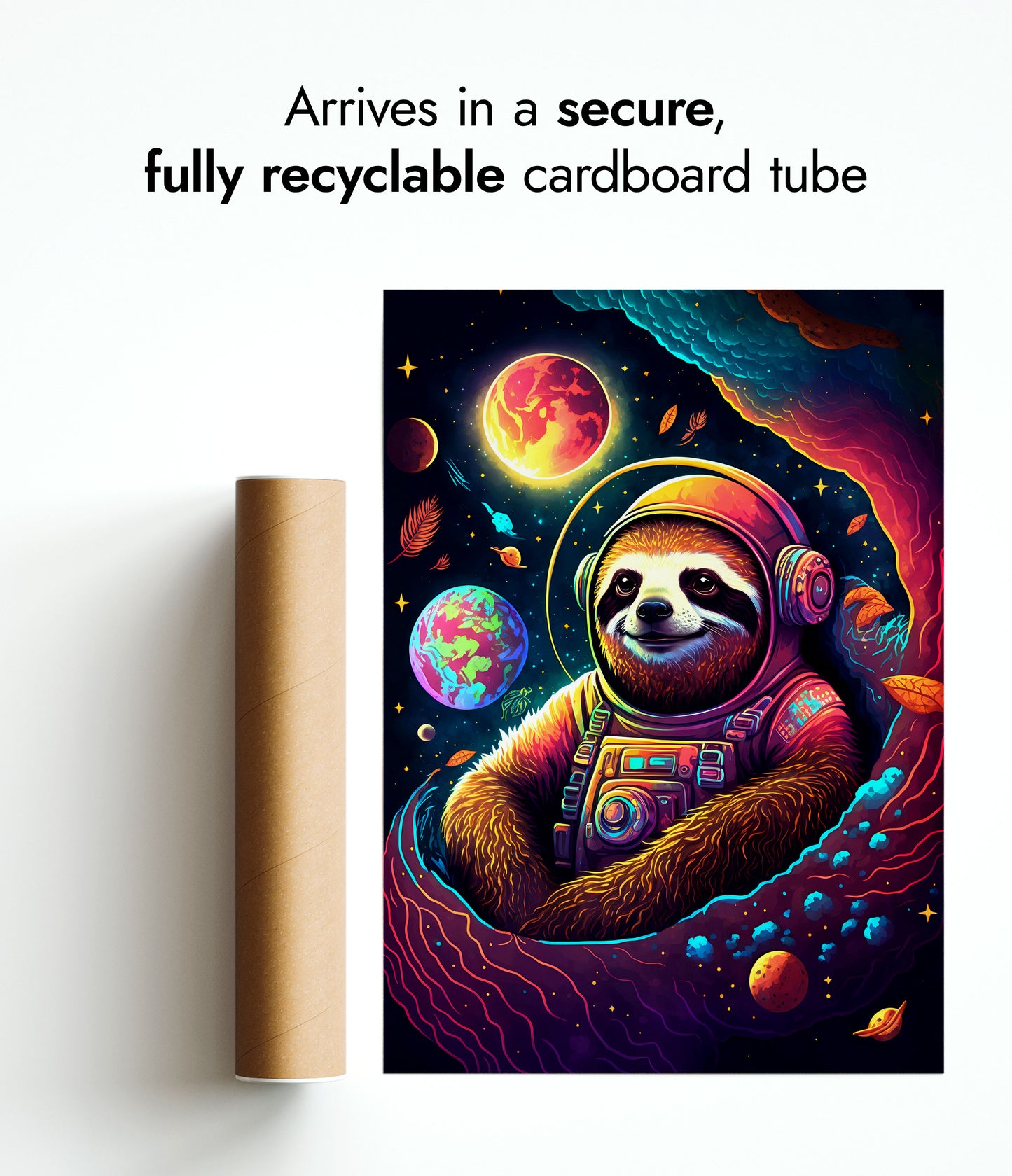 Psychedelische Ruimte Luiaard