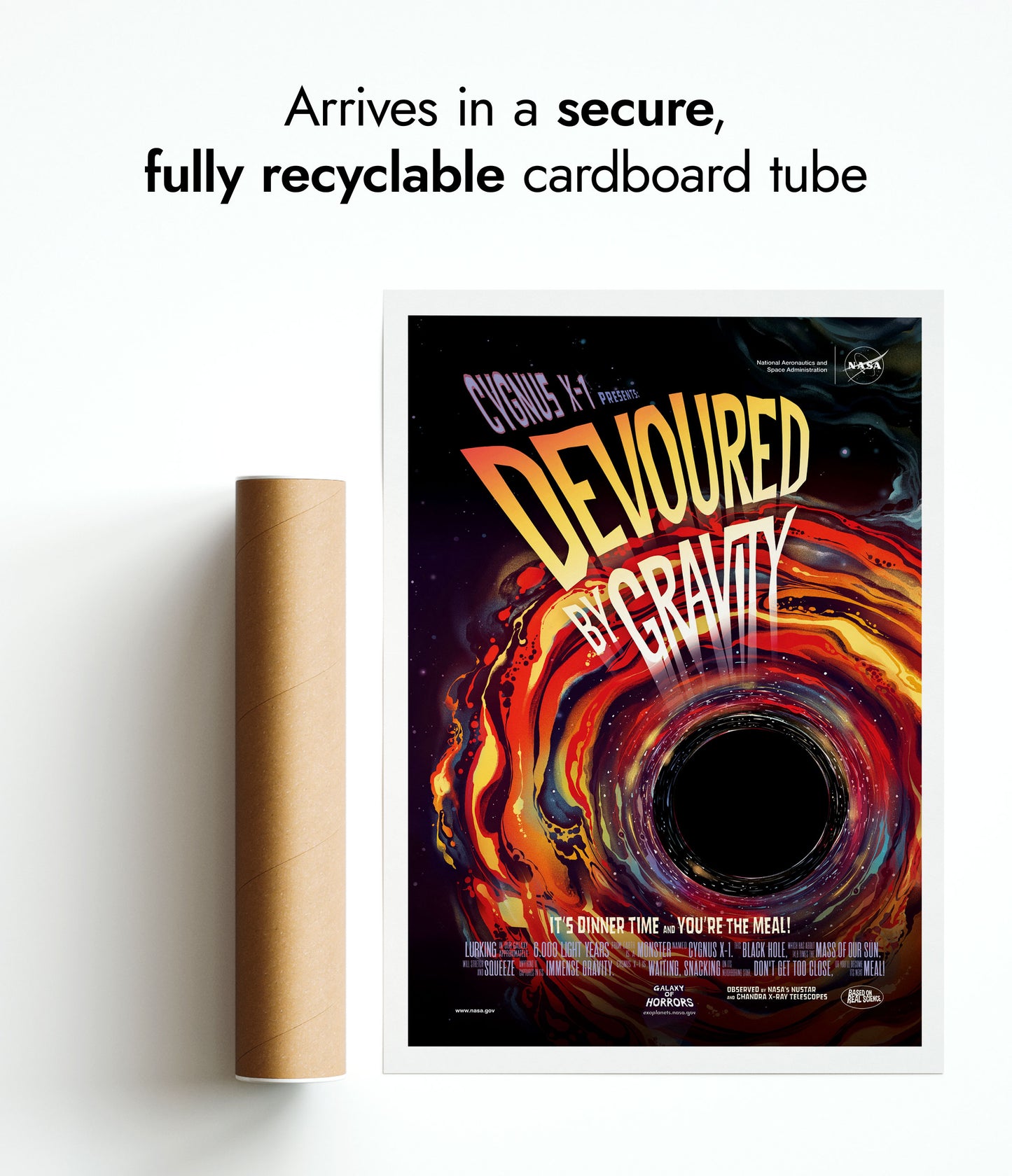 Uppslukad av gravitationen