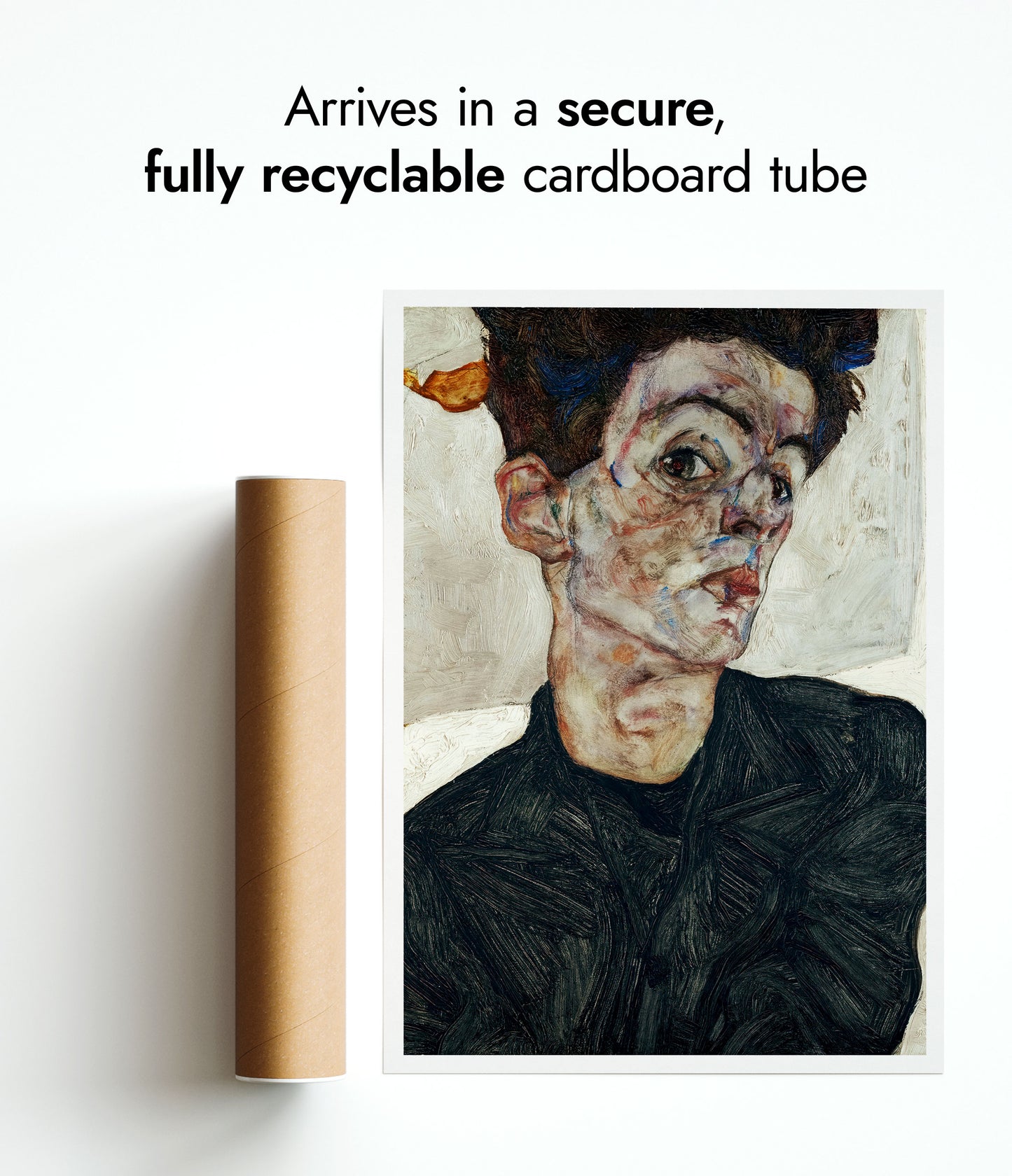 Self-Portrait with Chinese Lantern Plant