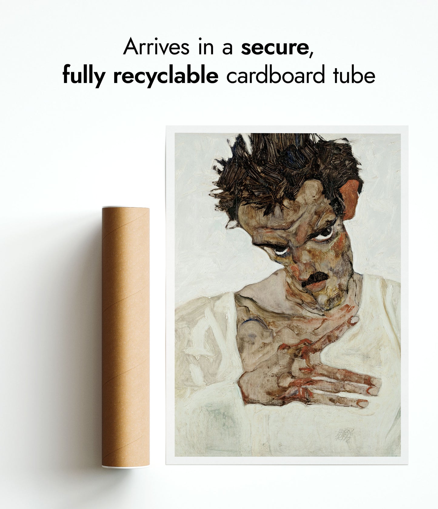 Self-Portrait with Lowered-Head