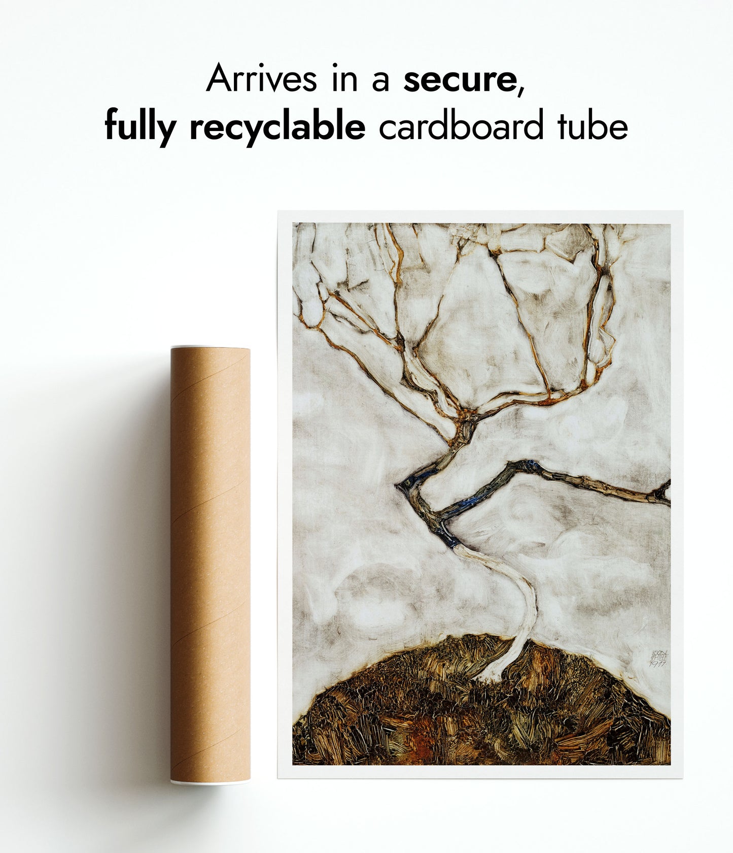 Kleiner Baum im Spätherbst