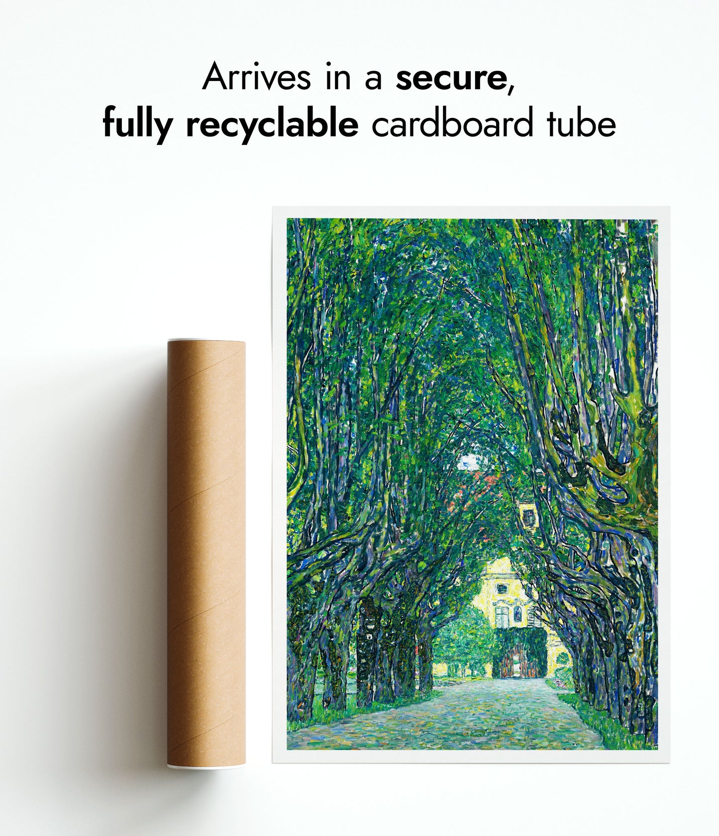 Allé till Schloss Kammer