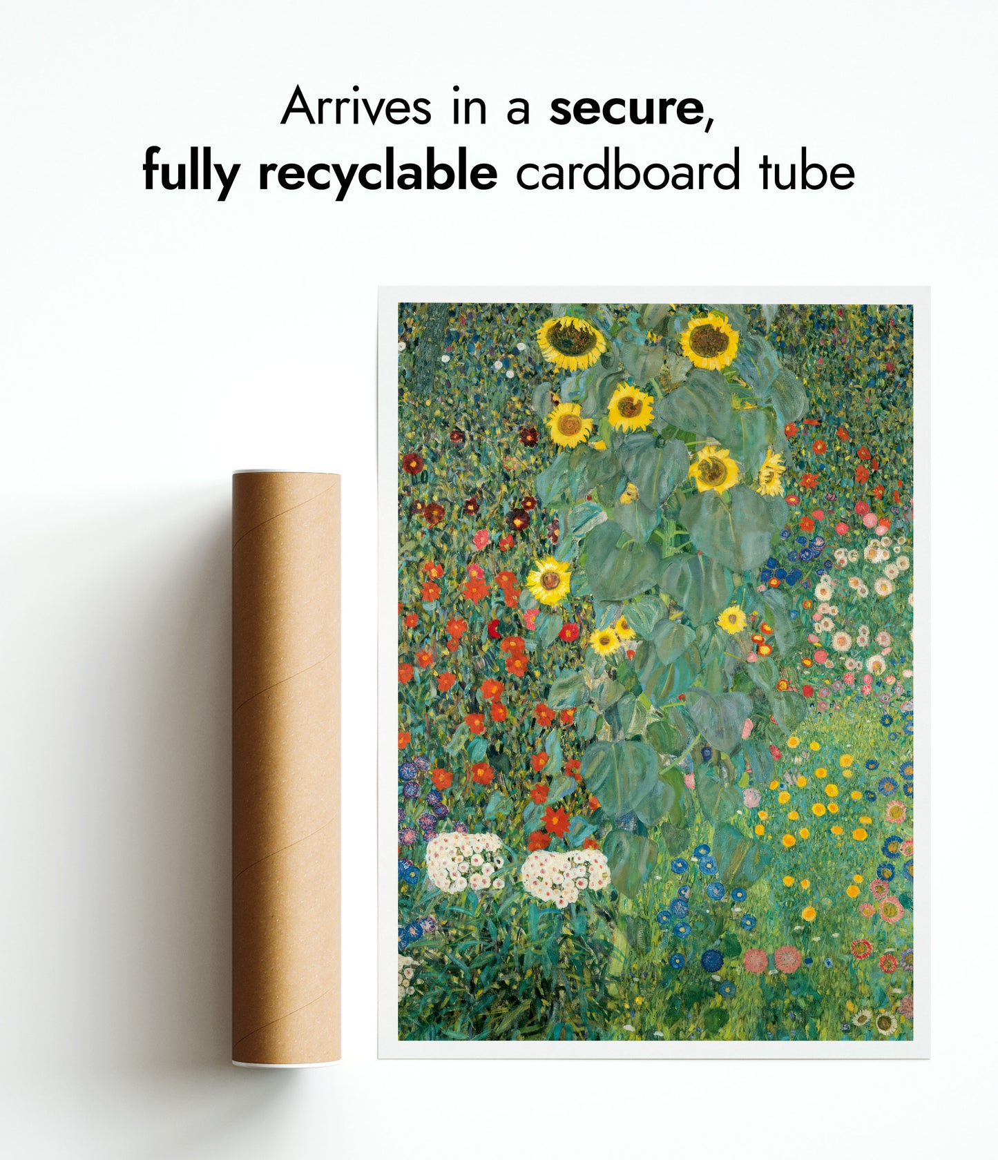 Farm Garden with Sunflowers