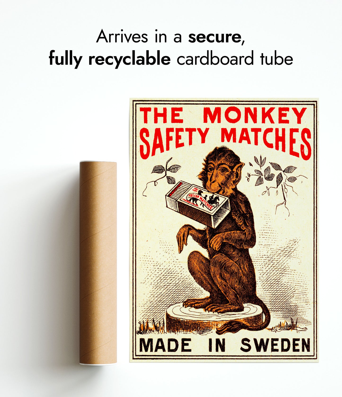 Allumettes de sécurité Monkey