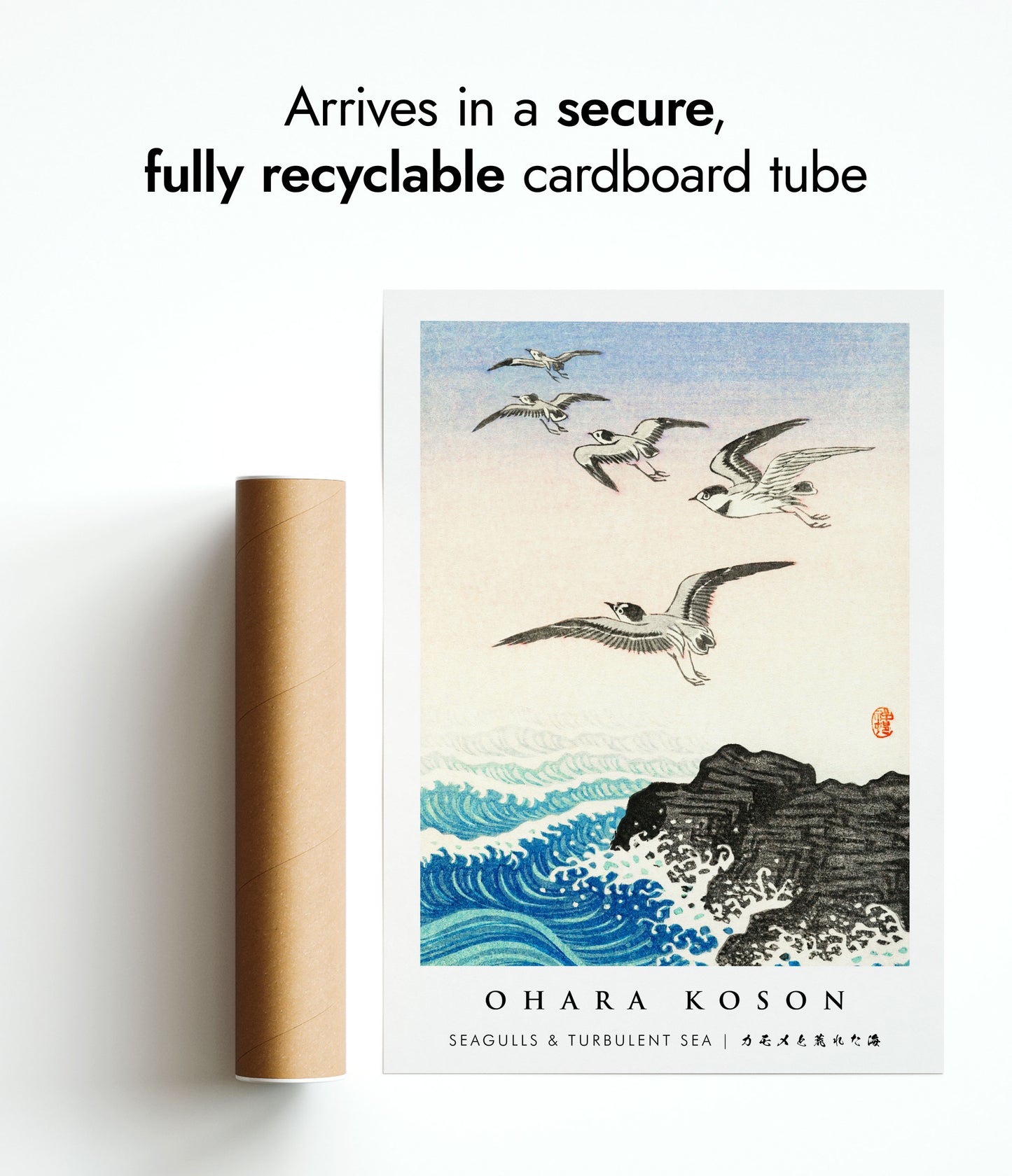 Seagulls & Turbulent Sea