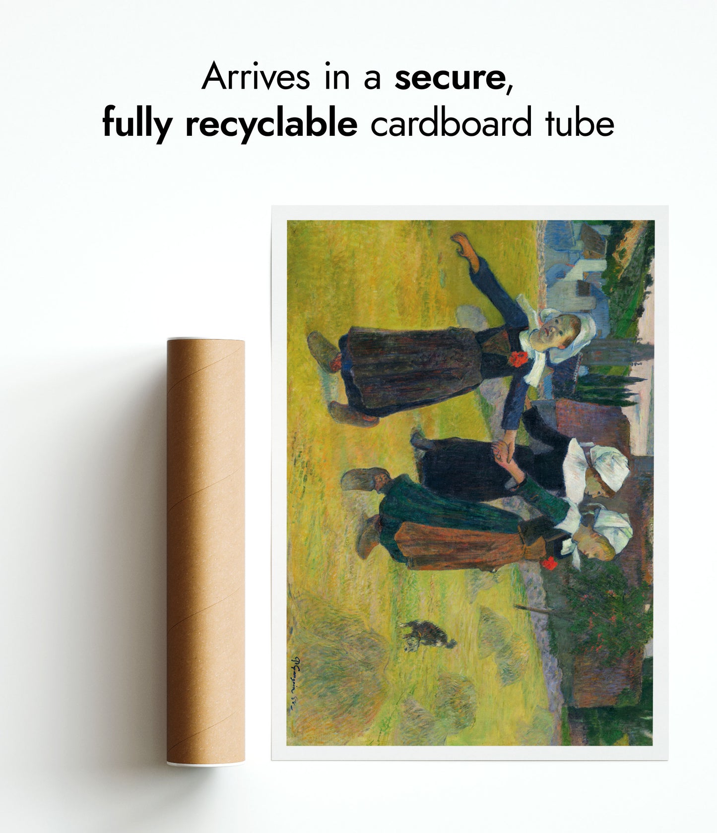 Filles bretonnes dansant