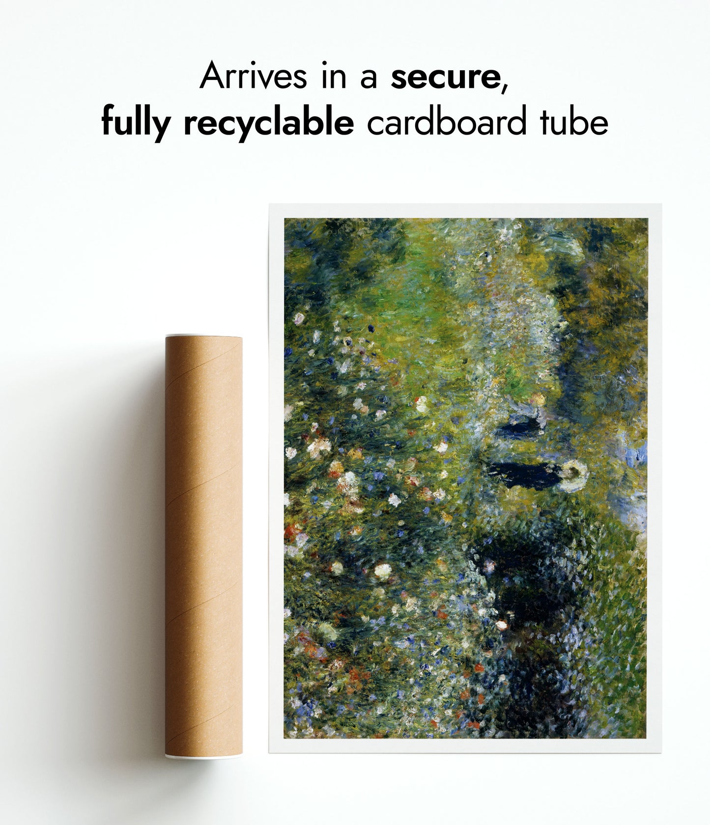 Woman with a Parasol in a Garden