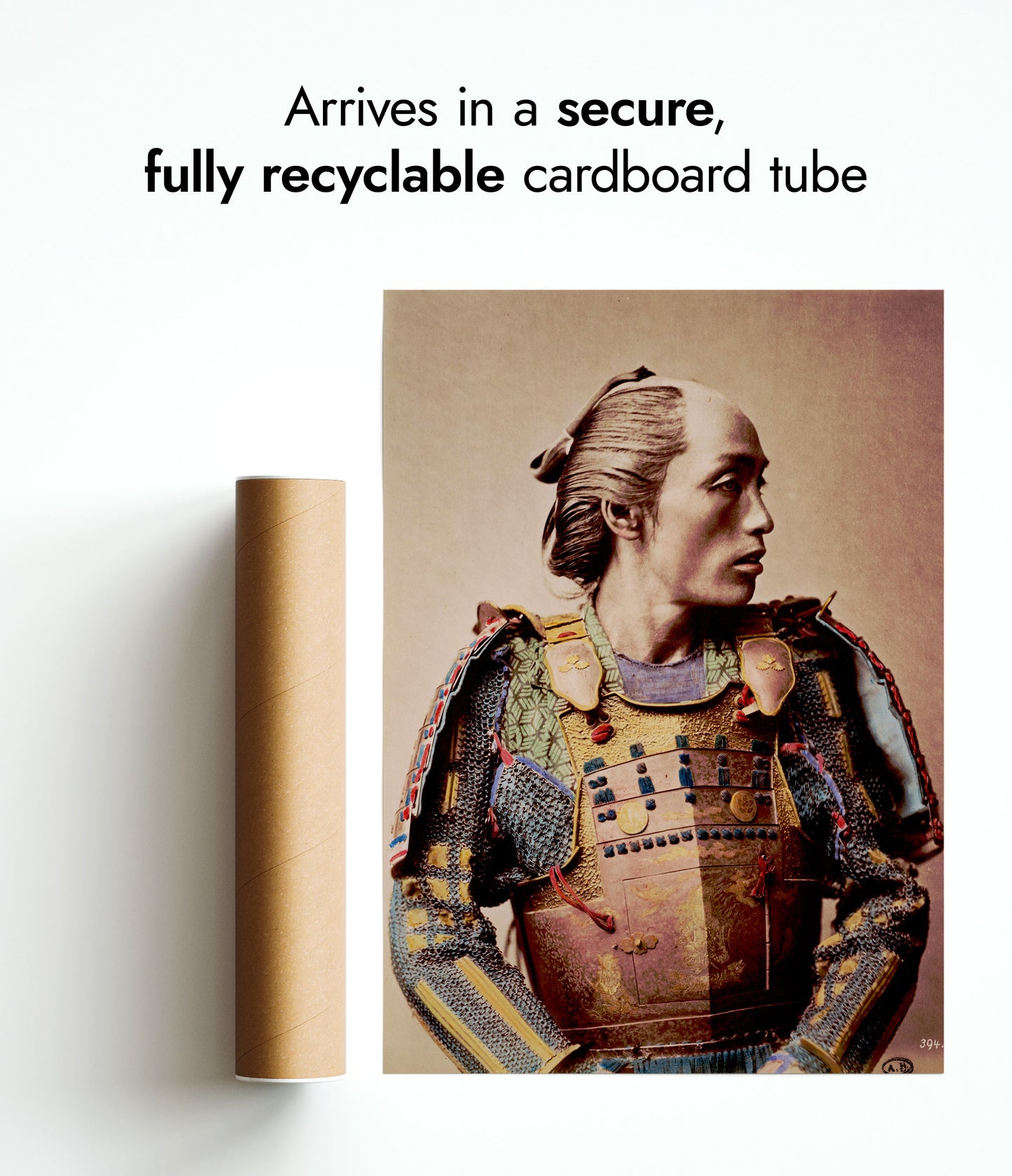 Samurai in Armour, 1870