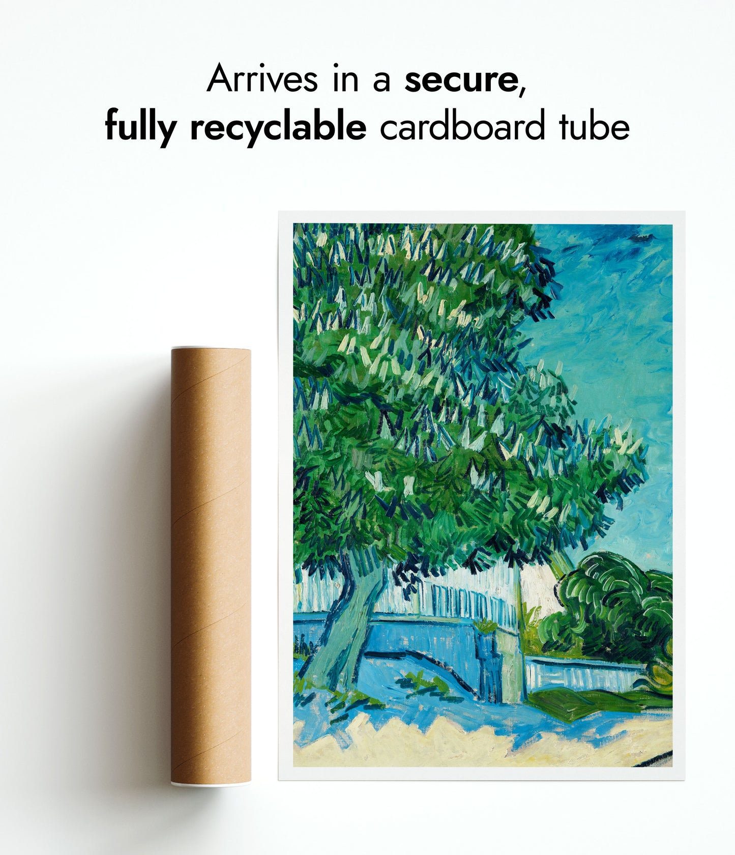 Blossoming Chestnut Trees