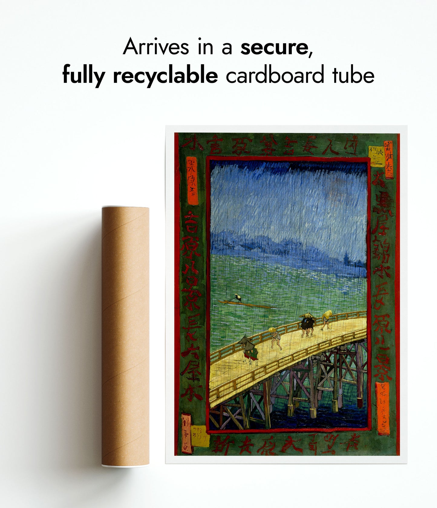 Bridge in the Rain after Hiroshige