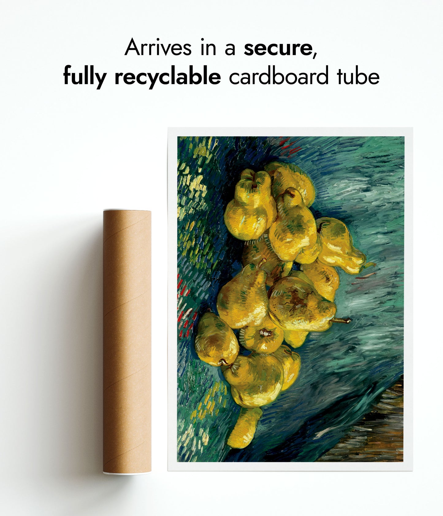 Stilleben med kvitten