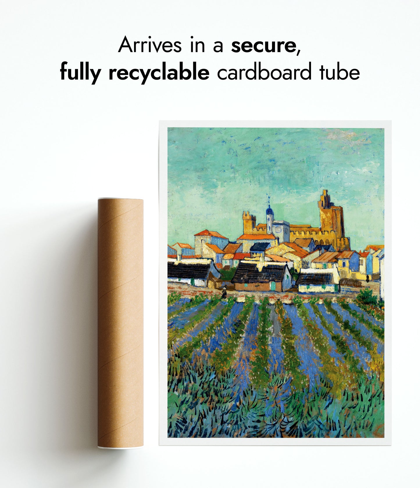 View of Saintes-Maries-de-la-Mer