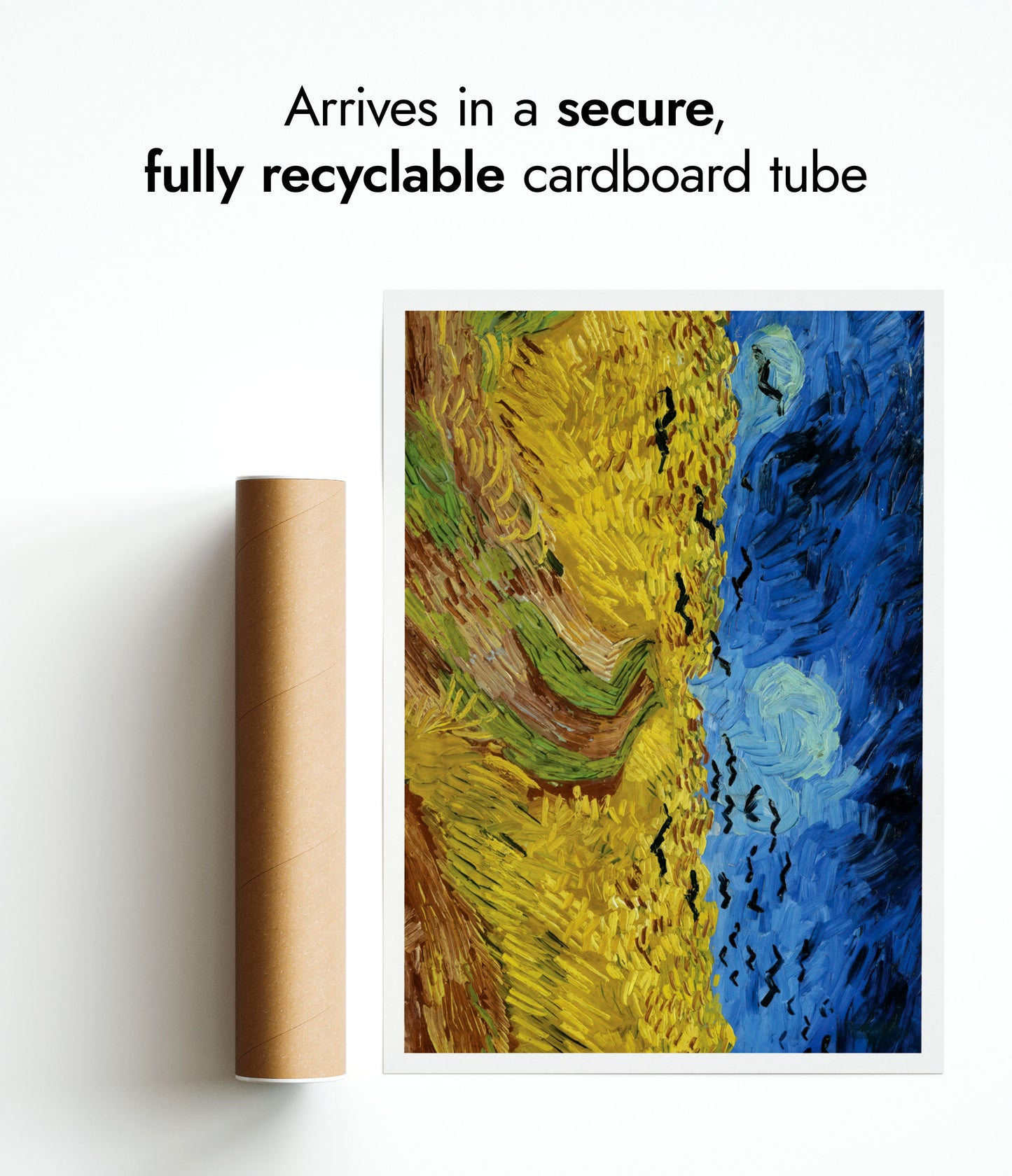 Wheatfield with Crows