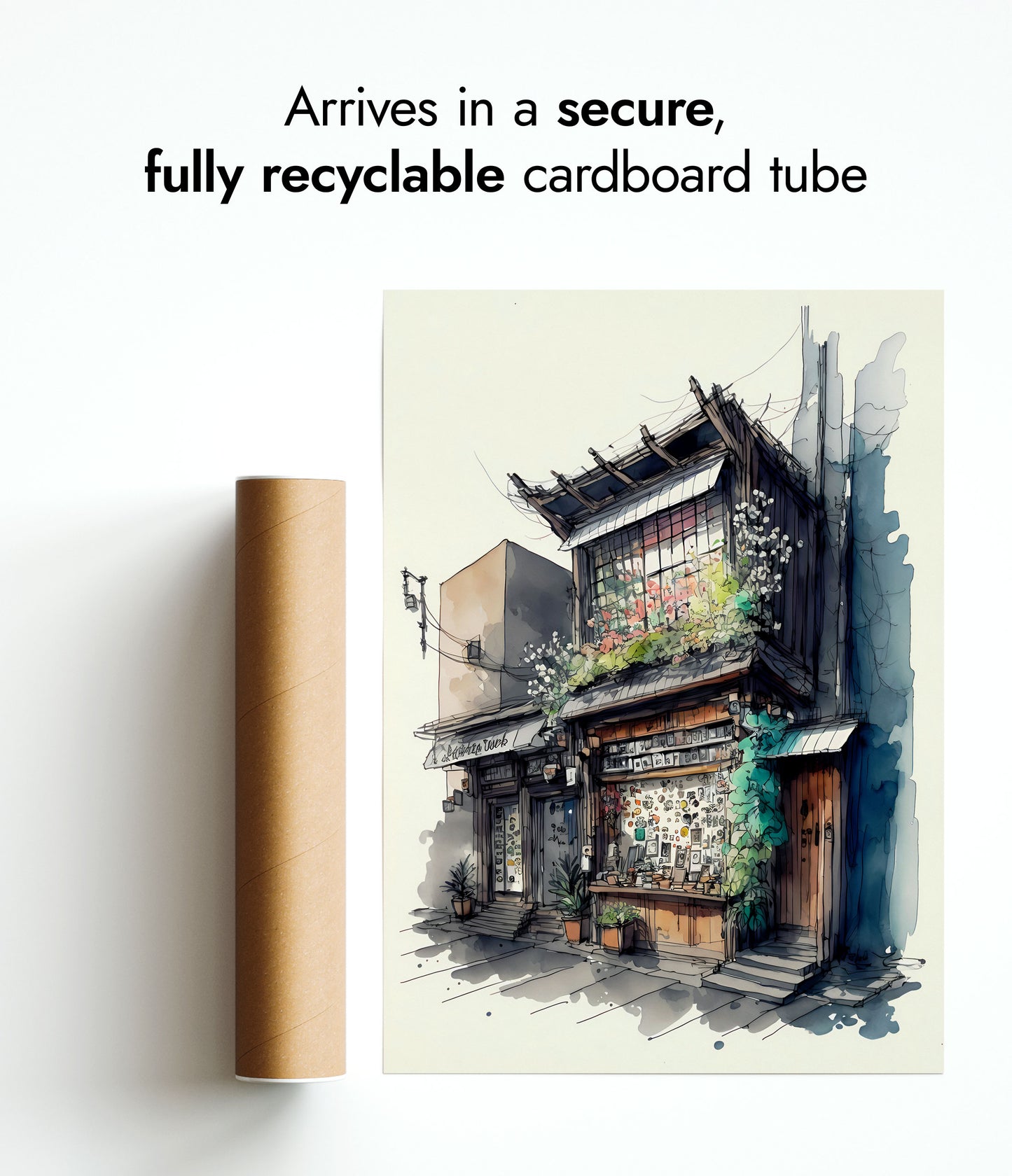 Ramen Shop Watercolour