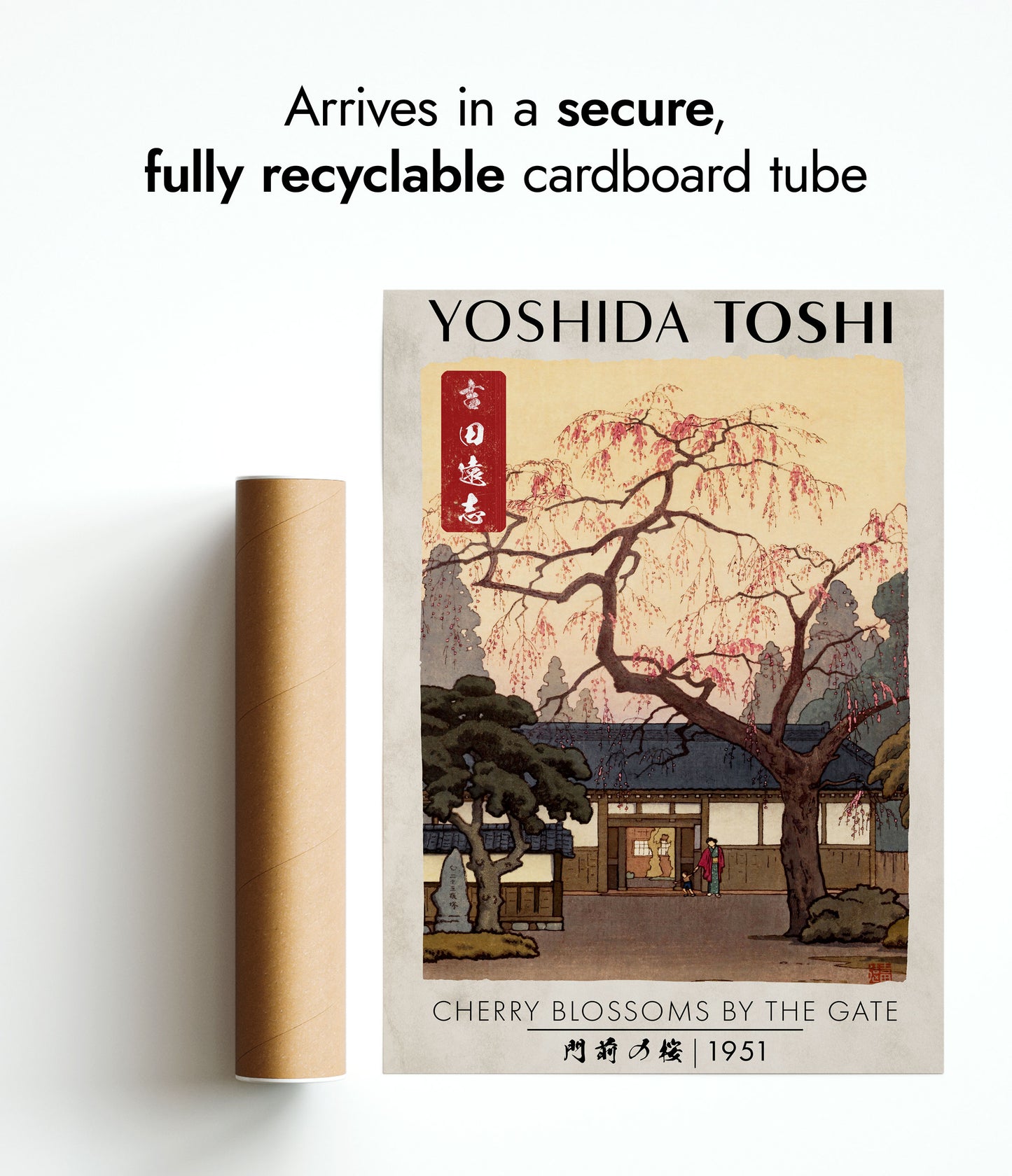 Kersenbloesems in de tuin