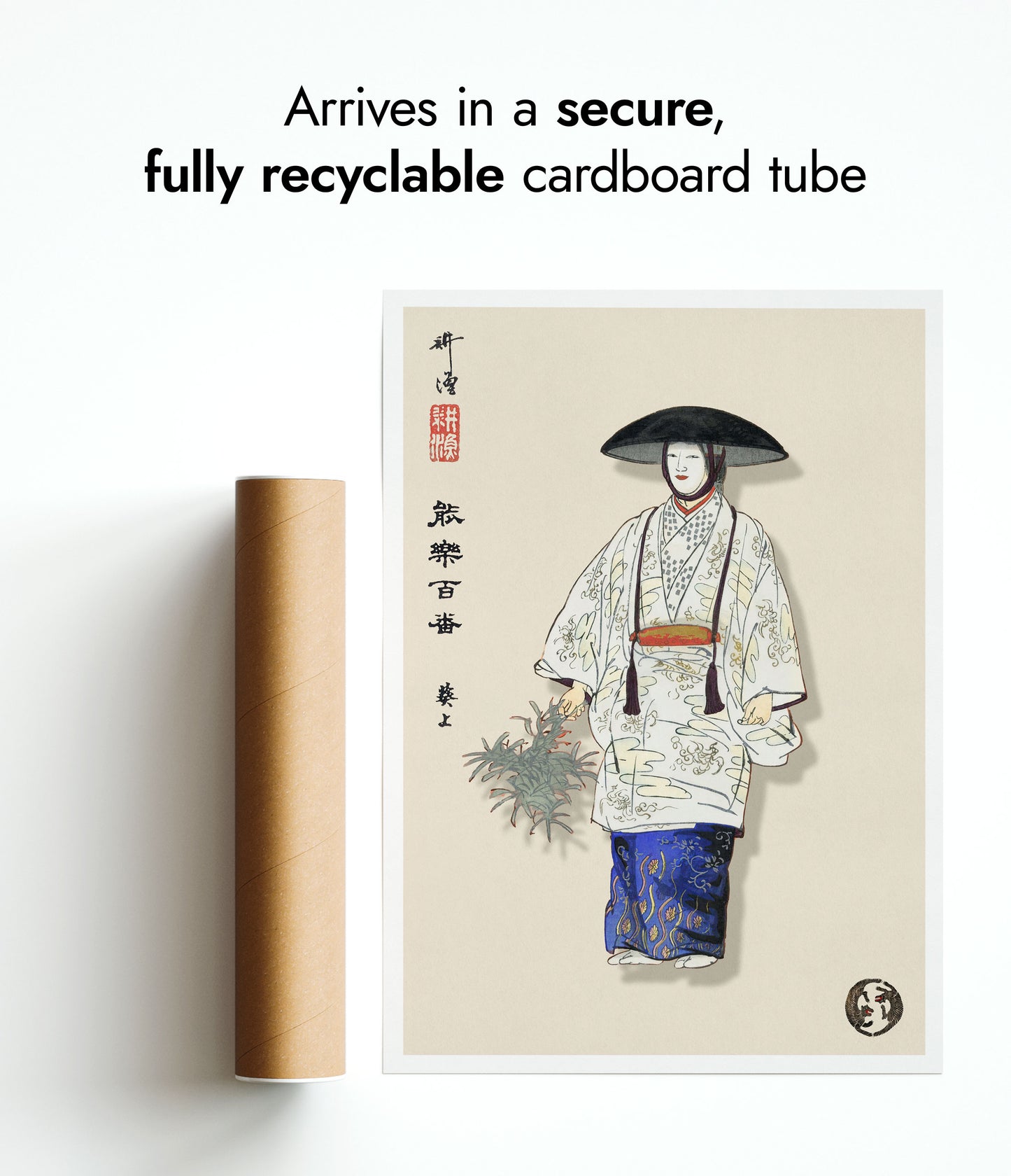 Actor in the Noh Play Hanagatami