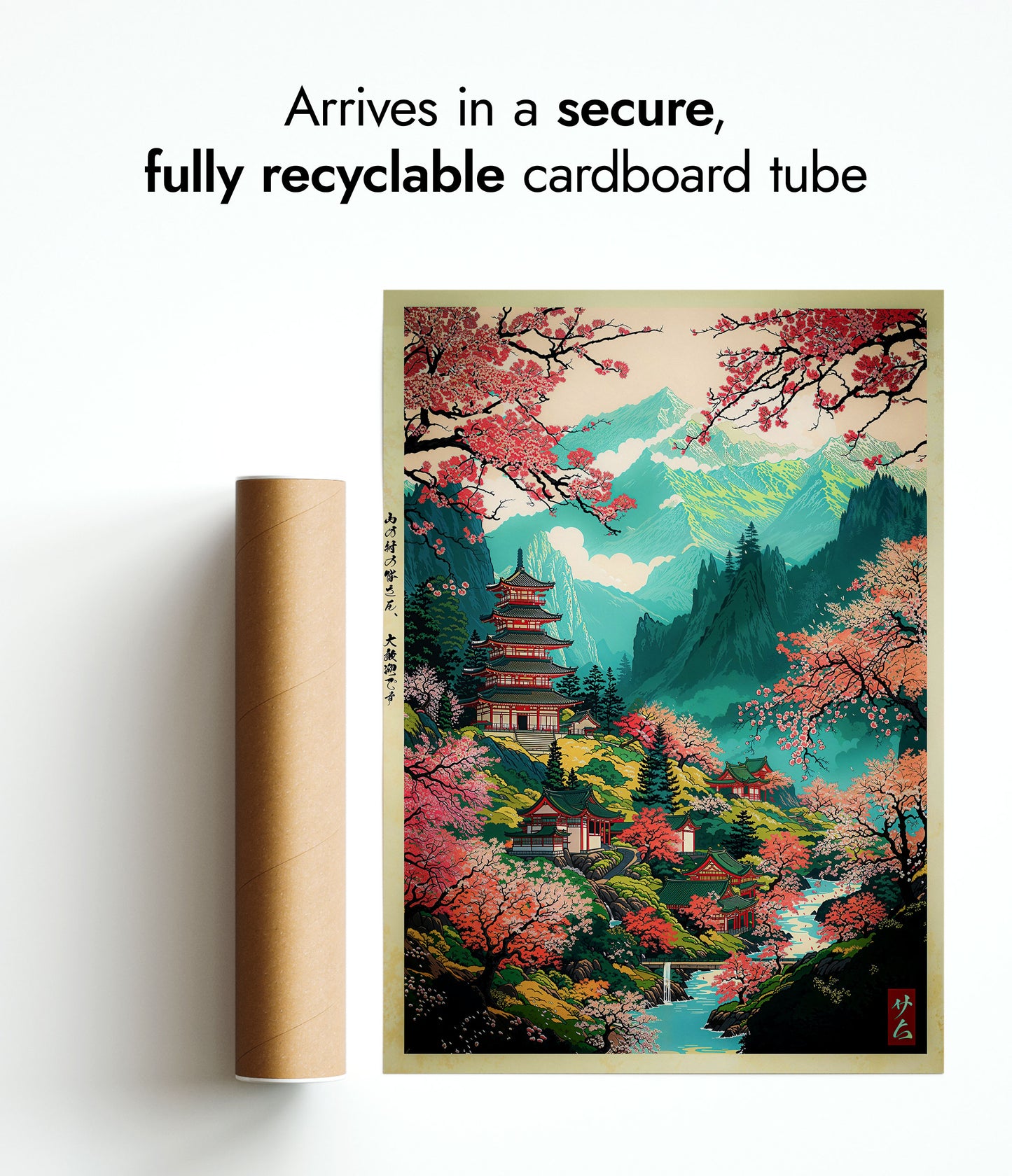 Pagode op de berg Yoshino