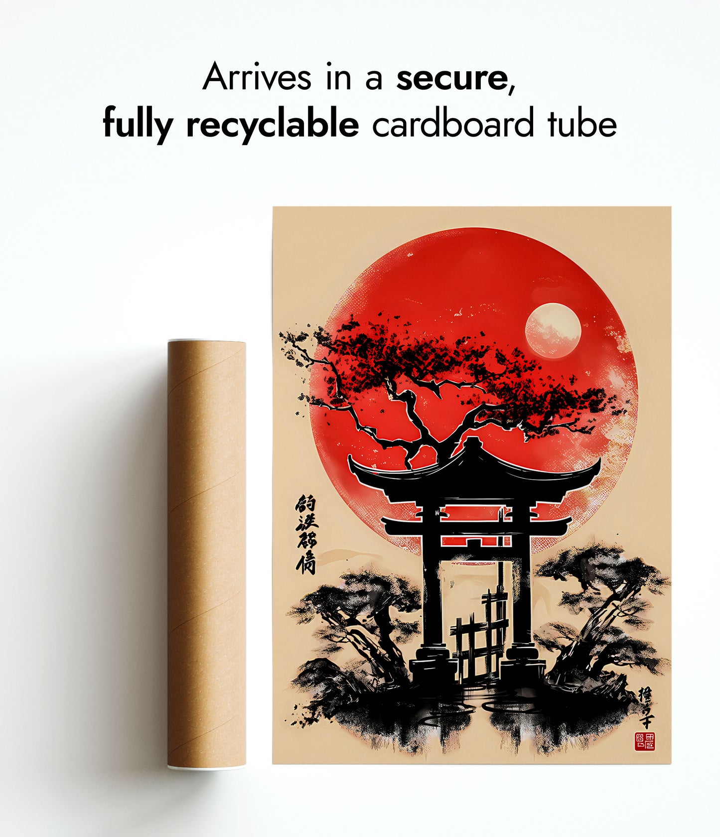 Japanese Shrine at Dawn