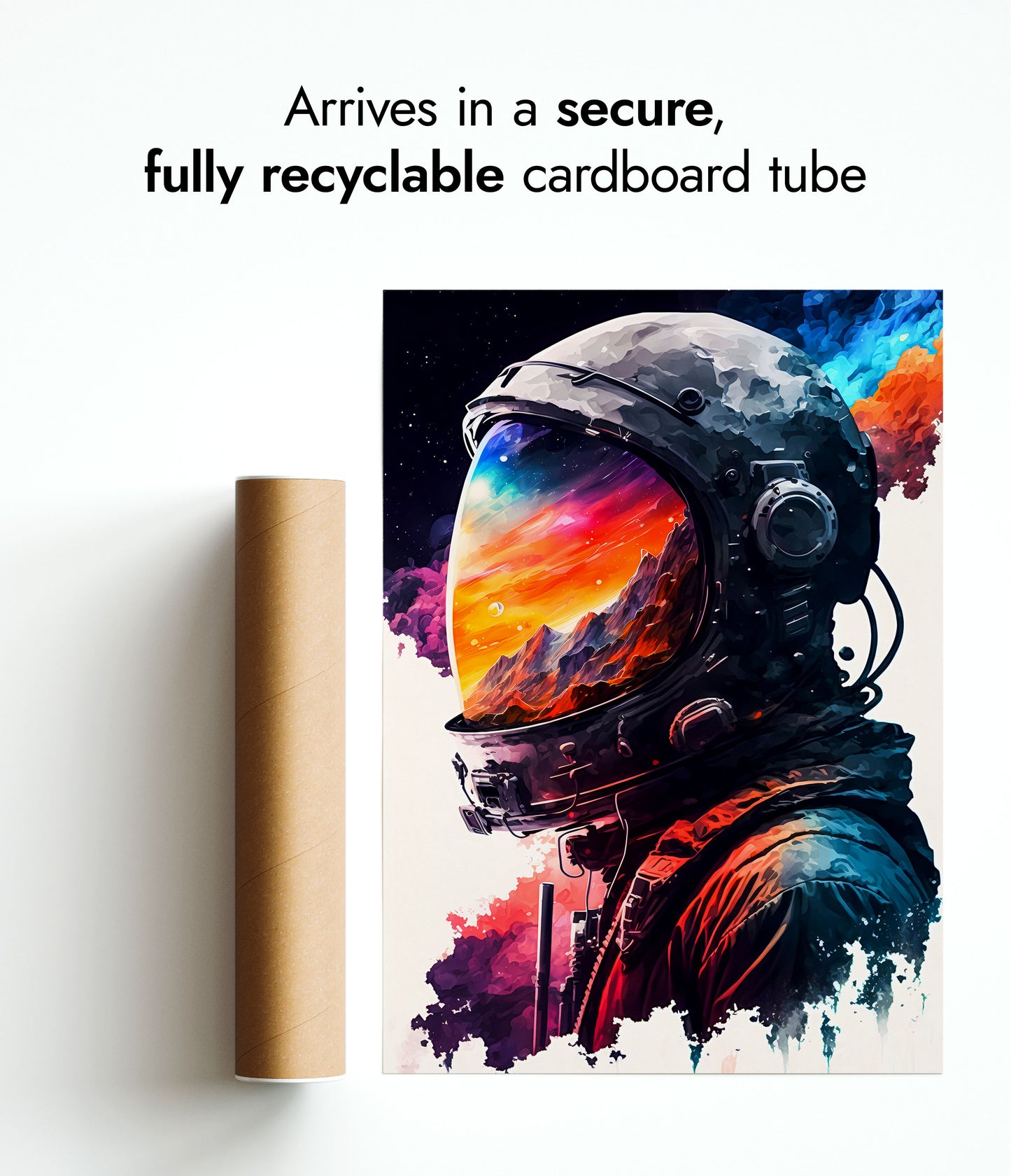 Astronaut in the Cosmos