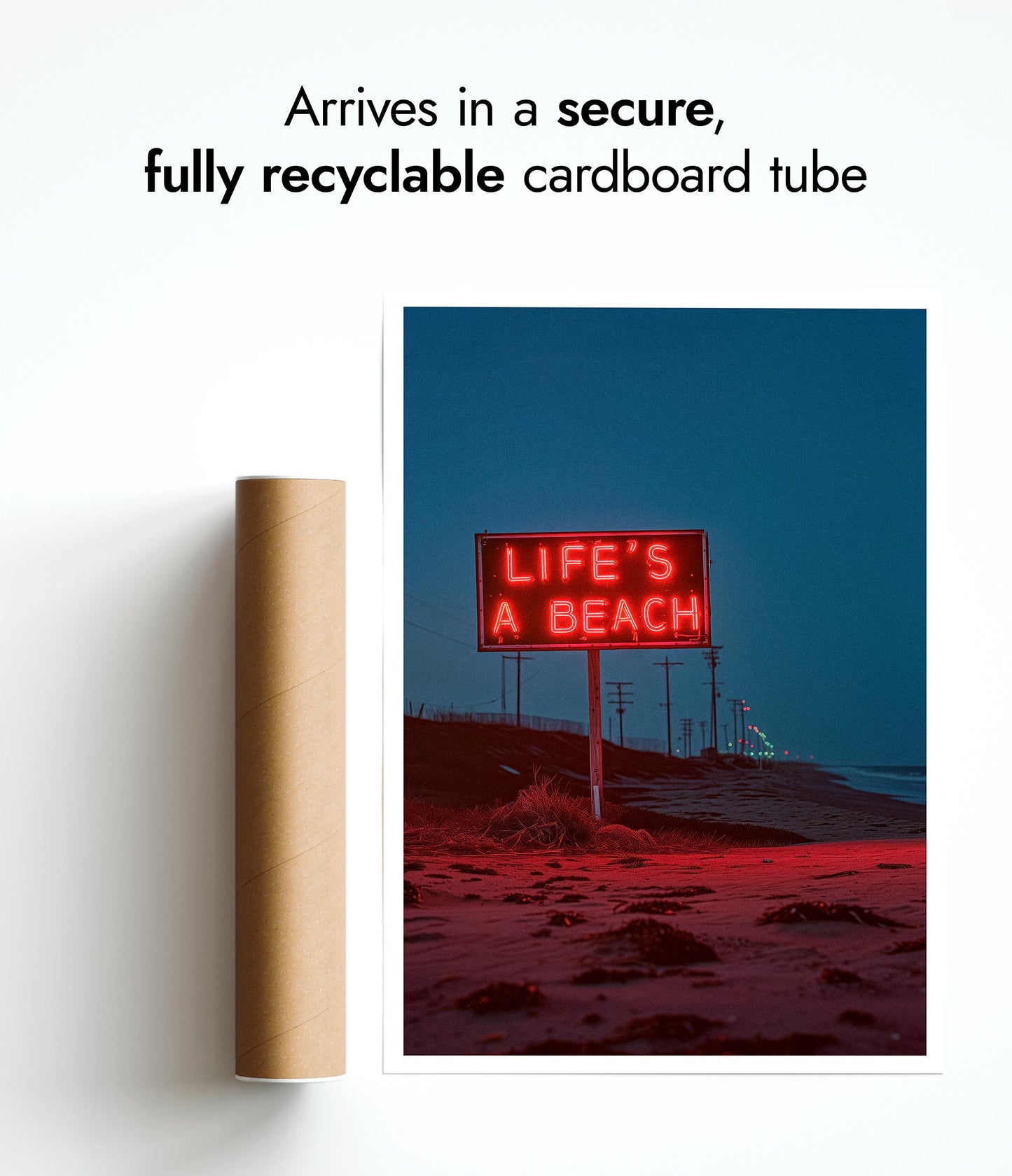 Das Leben ist ein Strand