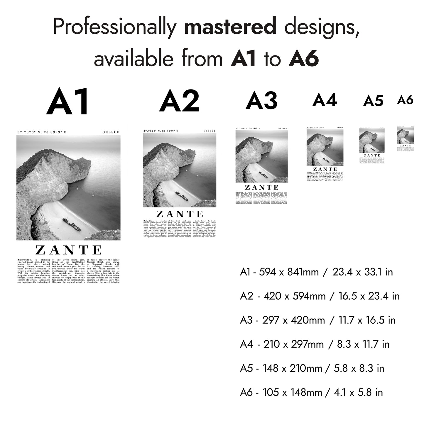 Griechenland Schwarz & Weiß