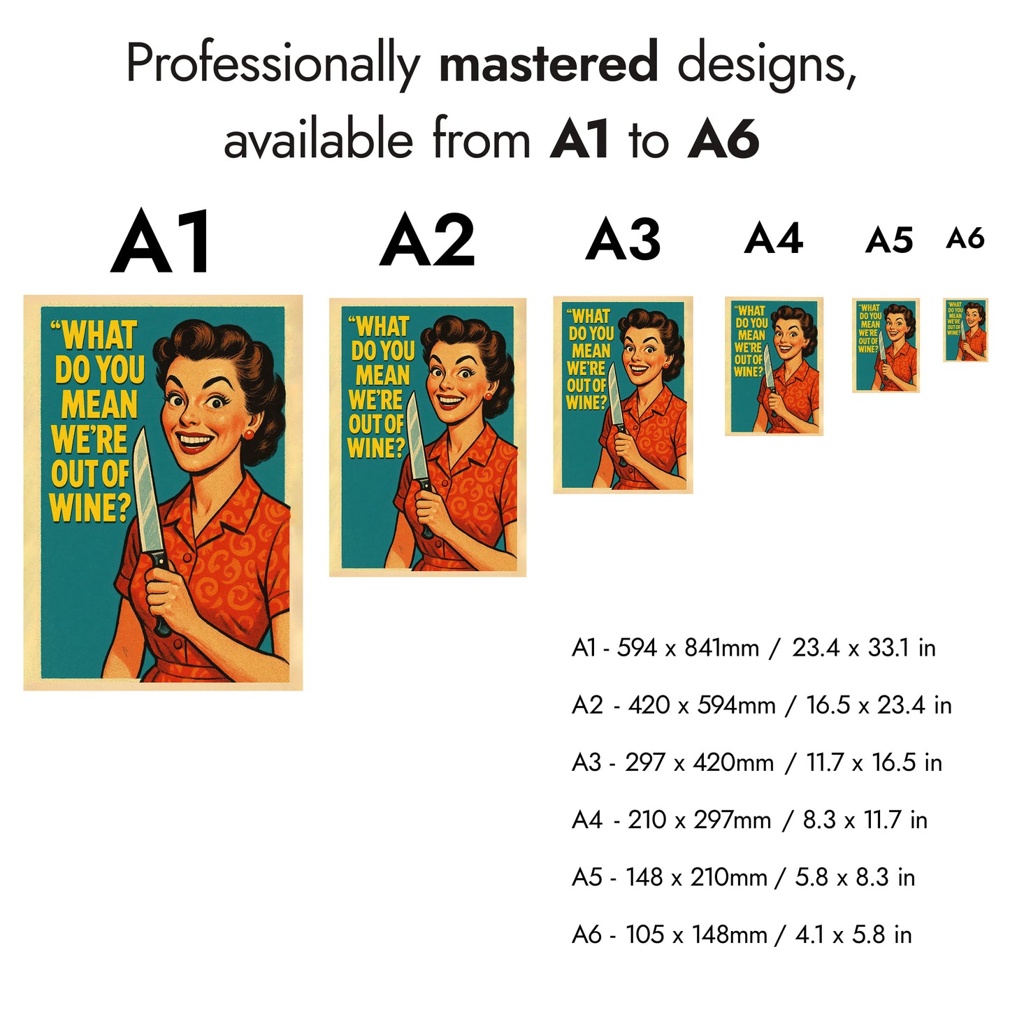 Vintage Kitchen Jokes Trio