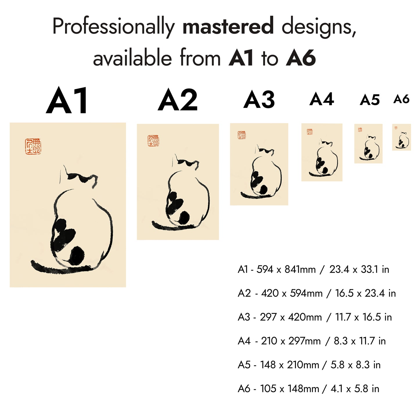 Hoji-stil Katt Samling