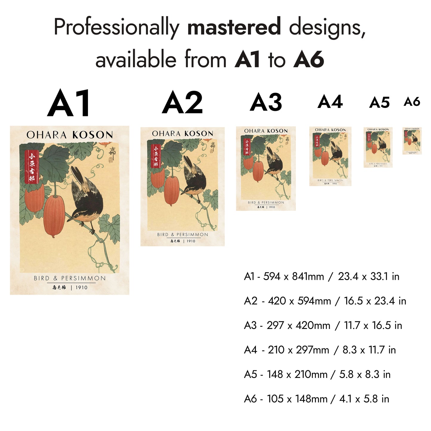 Ohara Koson Ausstellung Trio