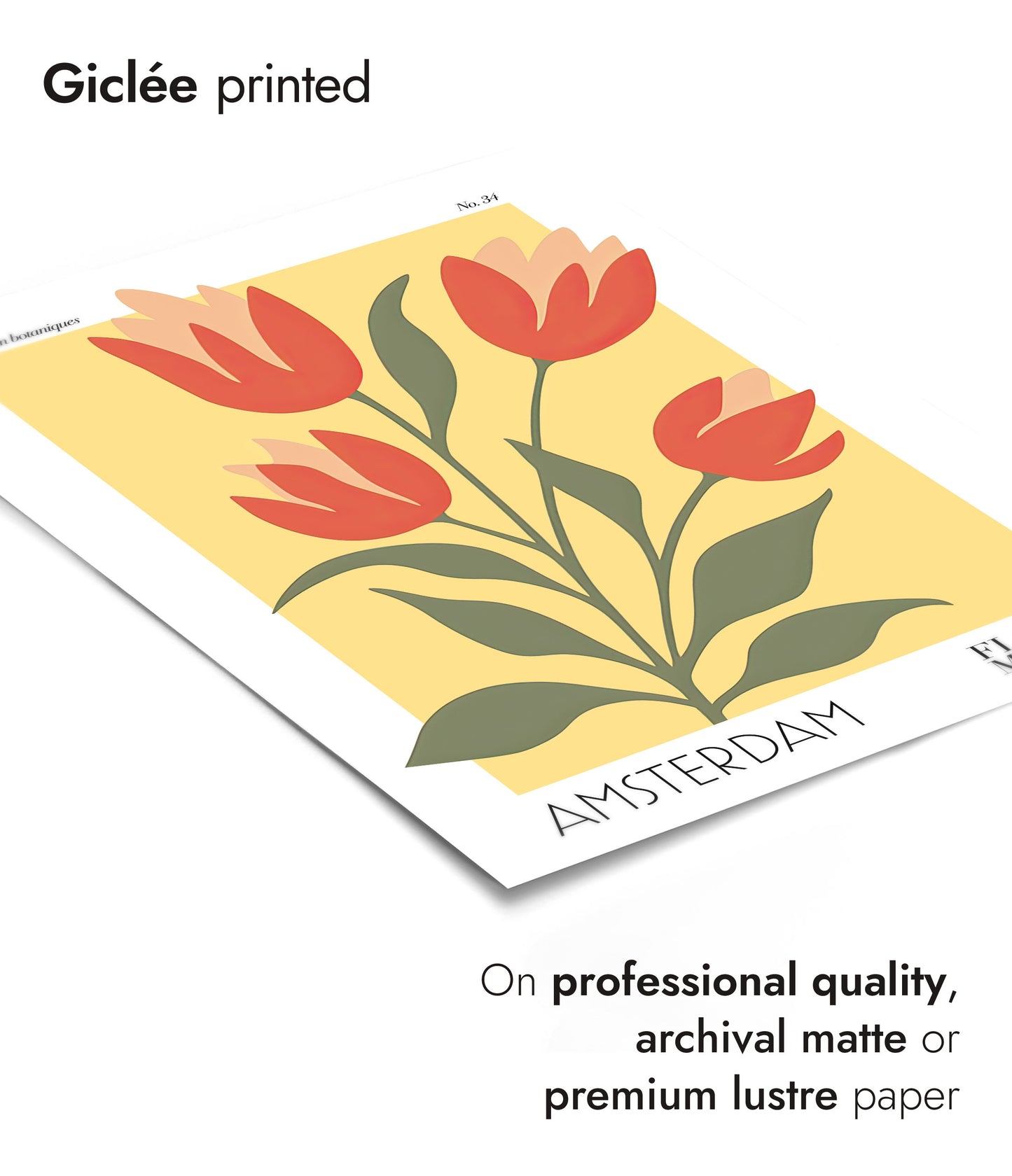 Blomstermarknad Utställning - Set om 3