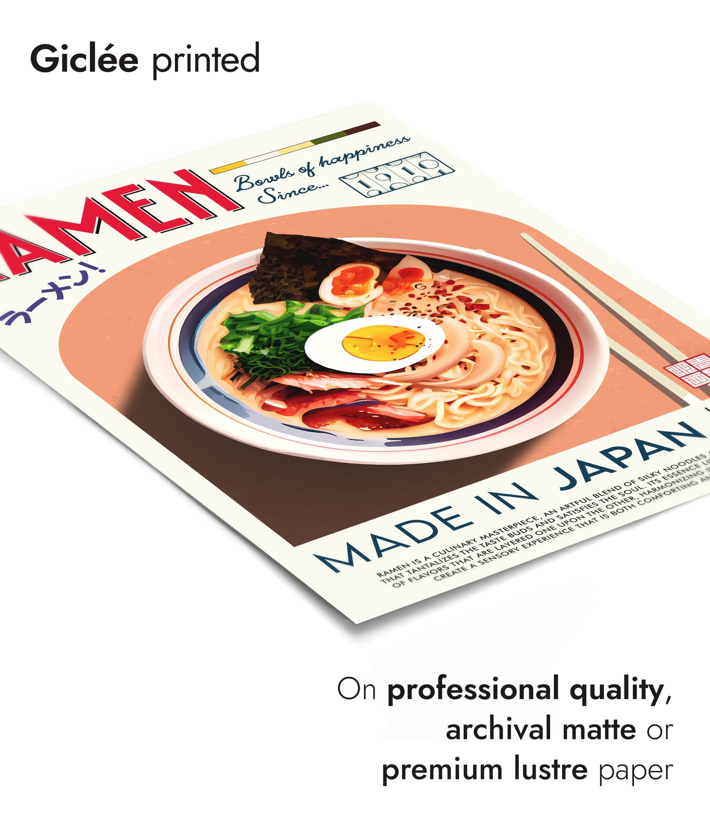 Japansk mat - Set om 3