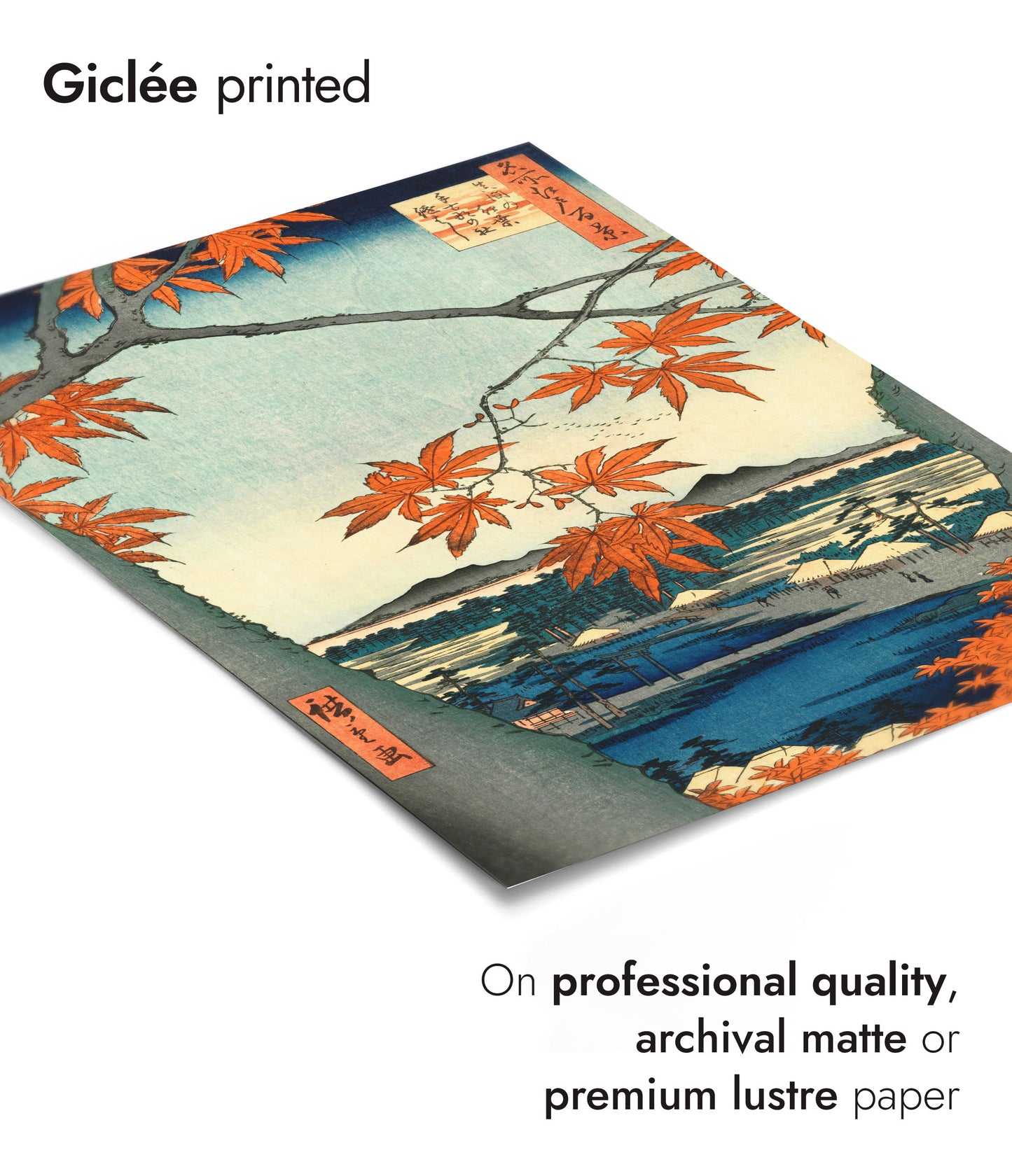 Blossoming Trees Woodblock - Set of 3