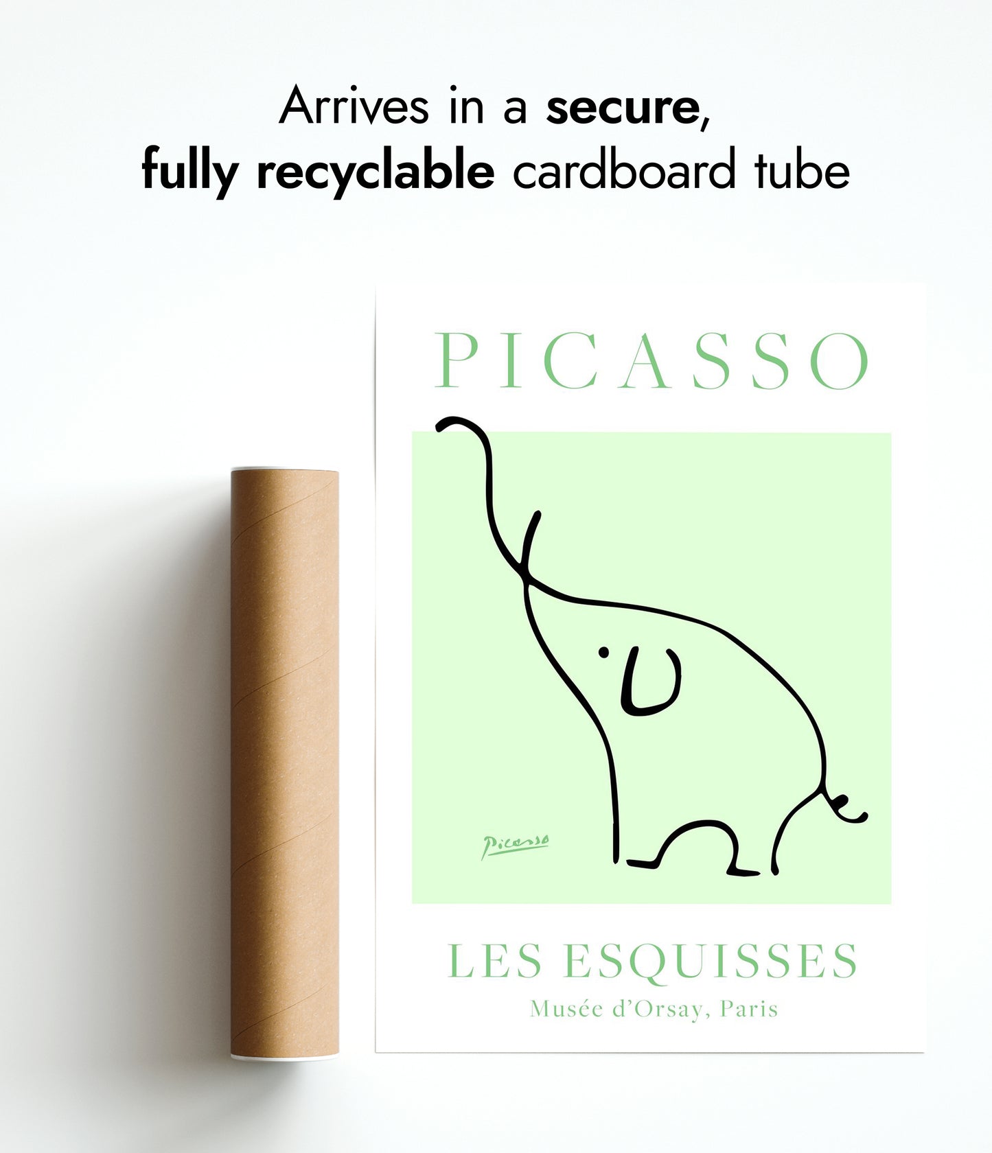 Éléphant Vert et Blanc