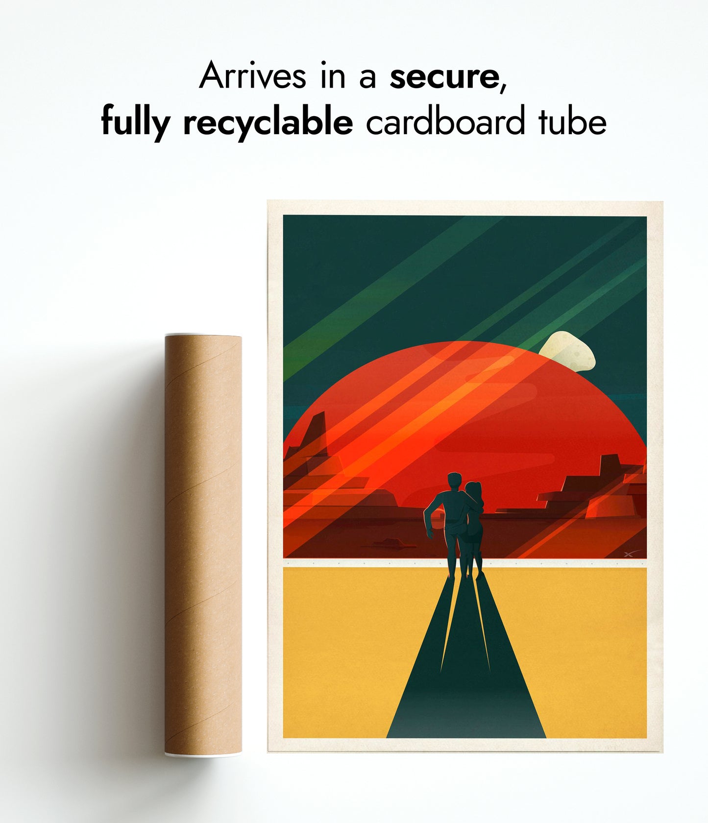 Coucher de soleil sur Mars