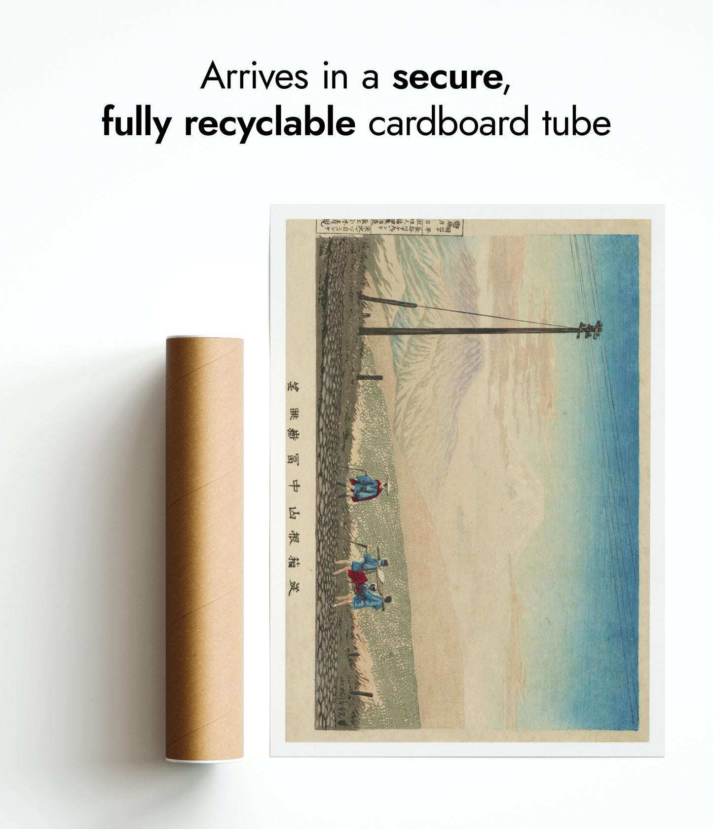 Utsikt över berget Fuji från Hakonebergen