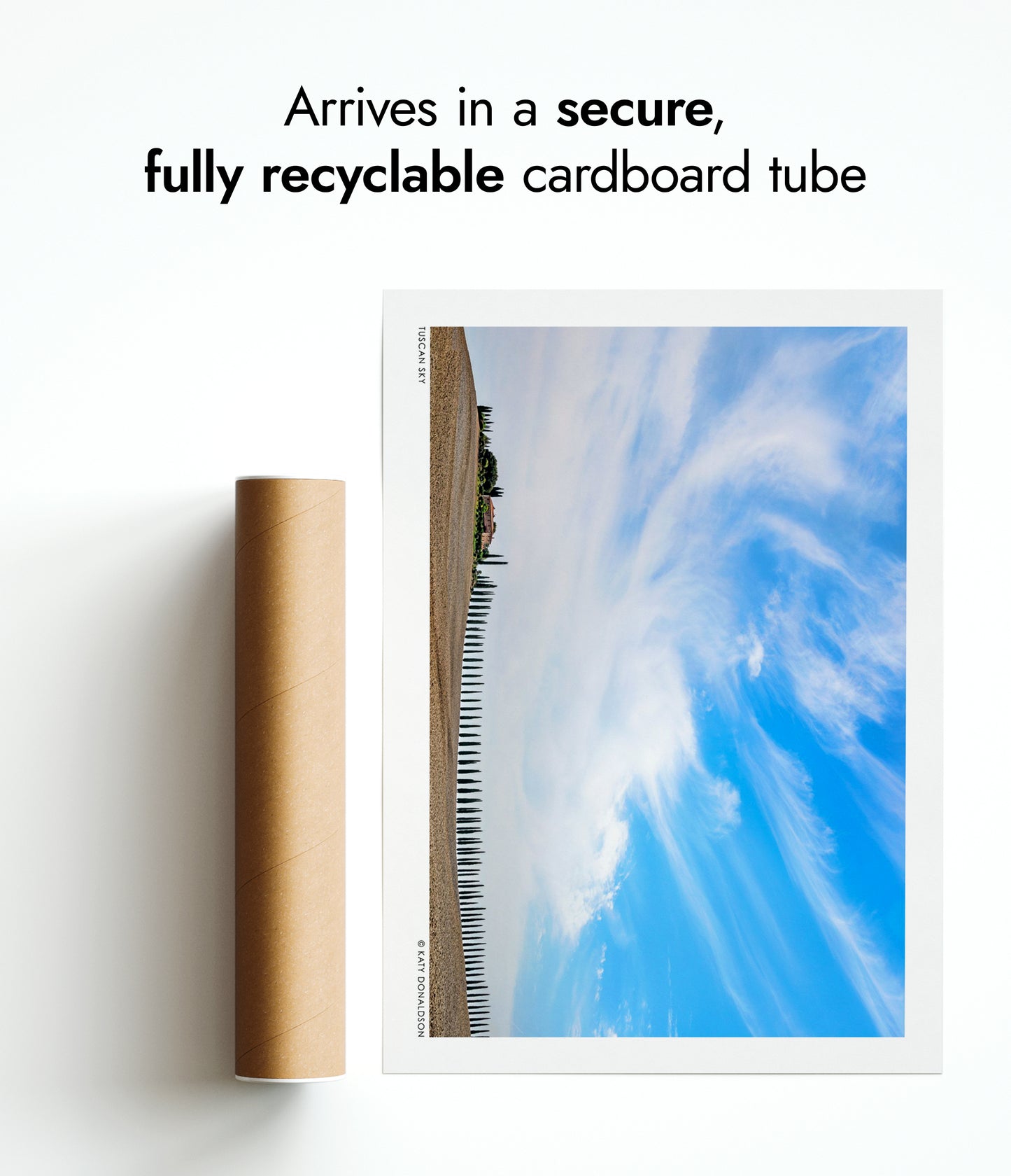 Toskansk himmelslandskap