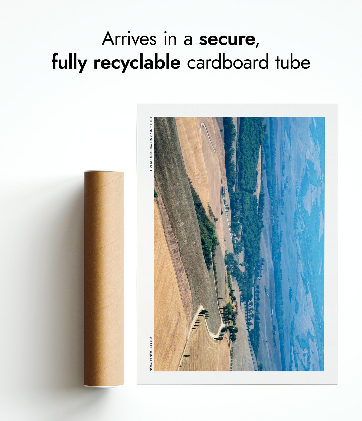 Den långa och slingrande landsvägen