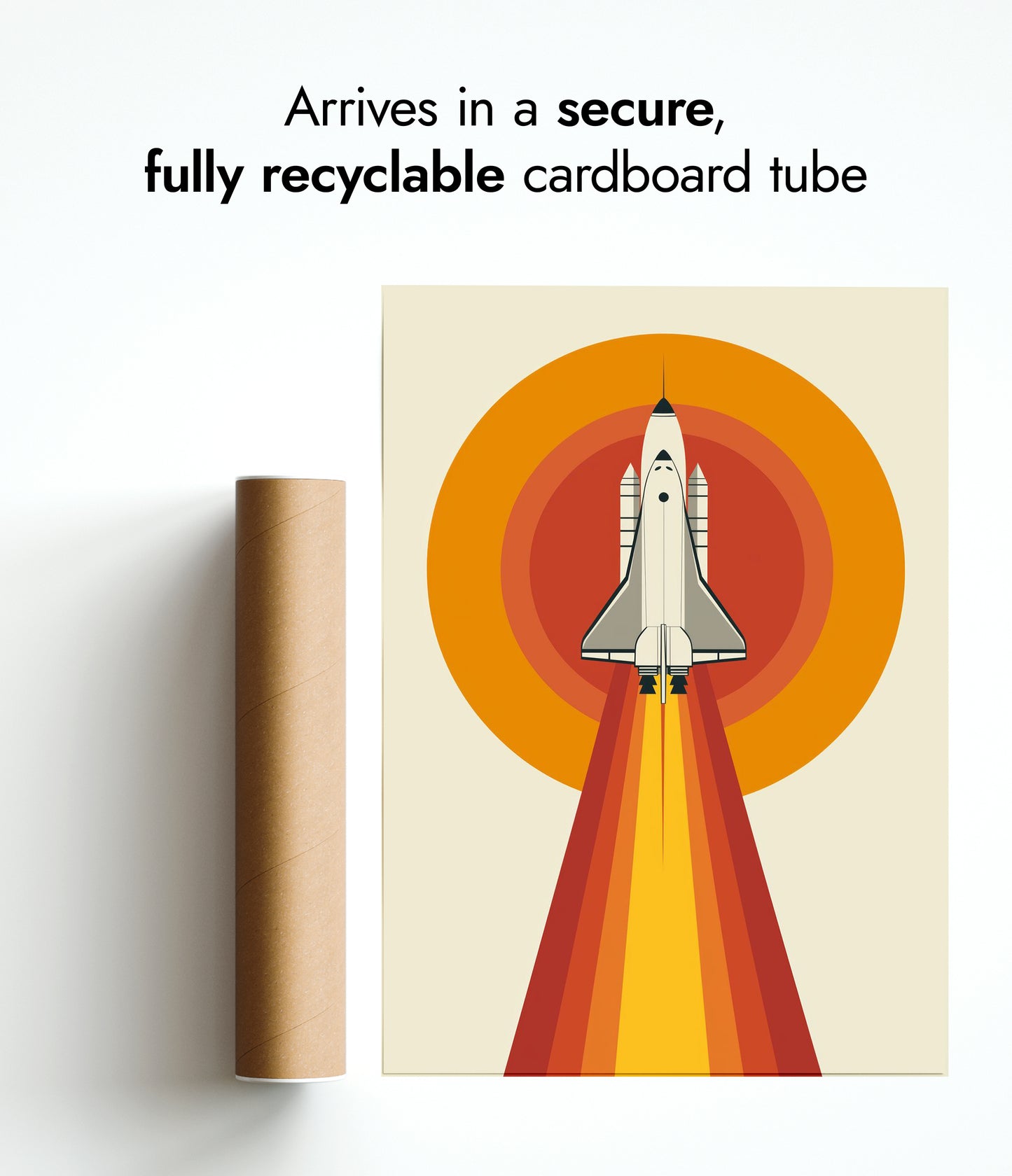 Grafische Ruimteraket