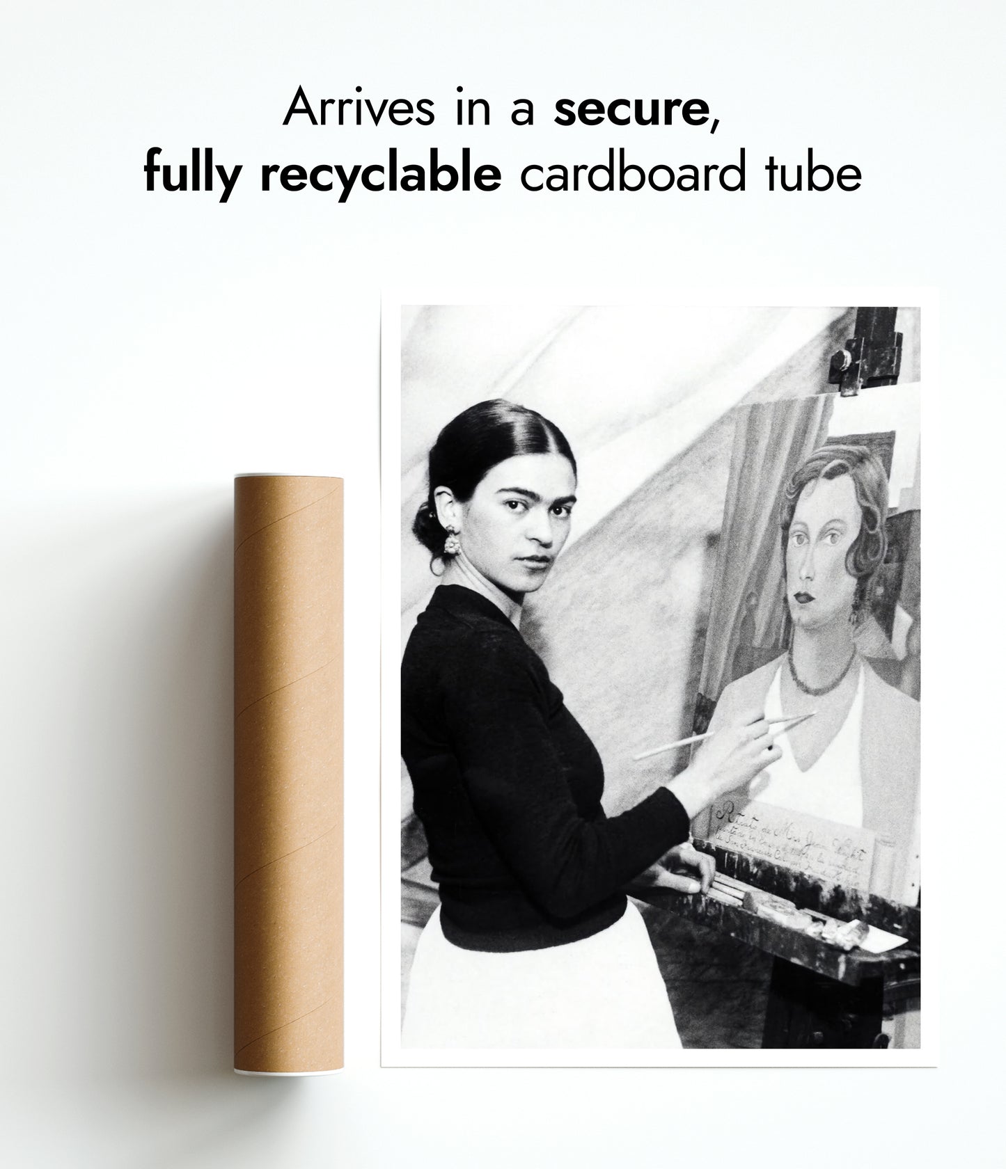 Frida Kahlo in her Studio