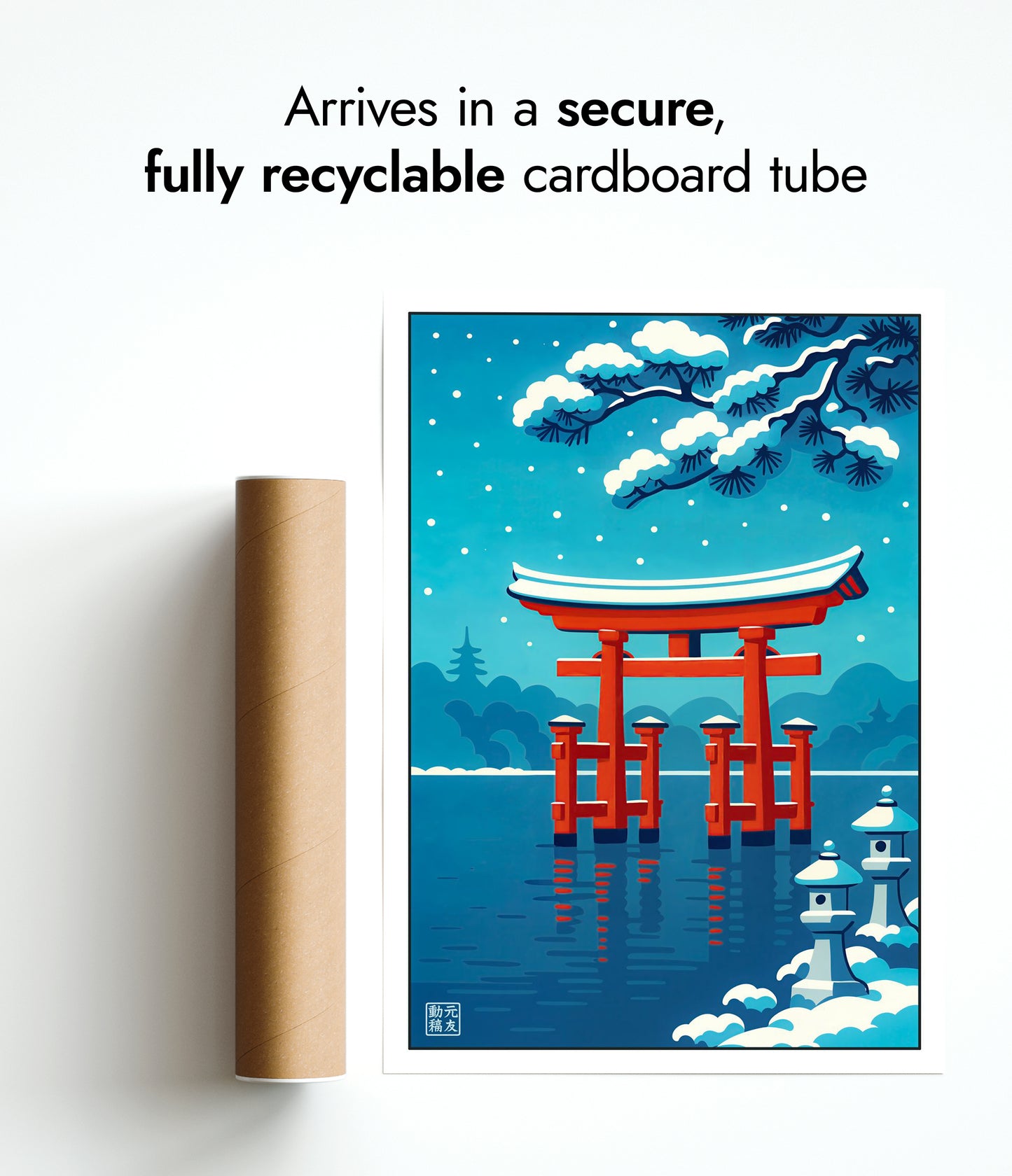 Arashiyama in de sneeuw