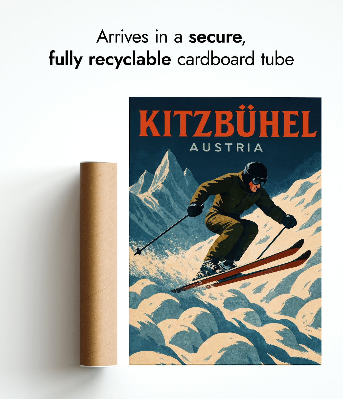 Kitzbuhel - Österrike Skidåkning