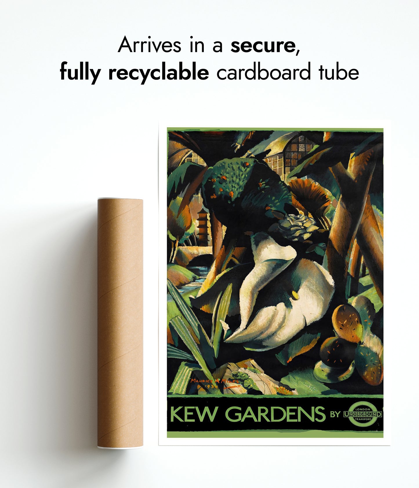 Jardins de Kew par le métro