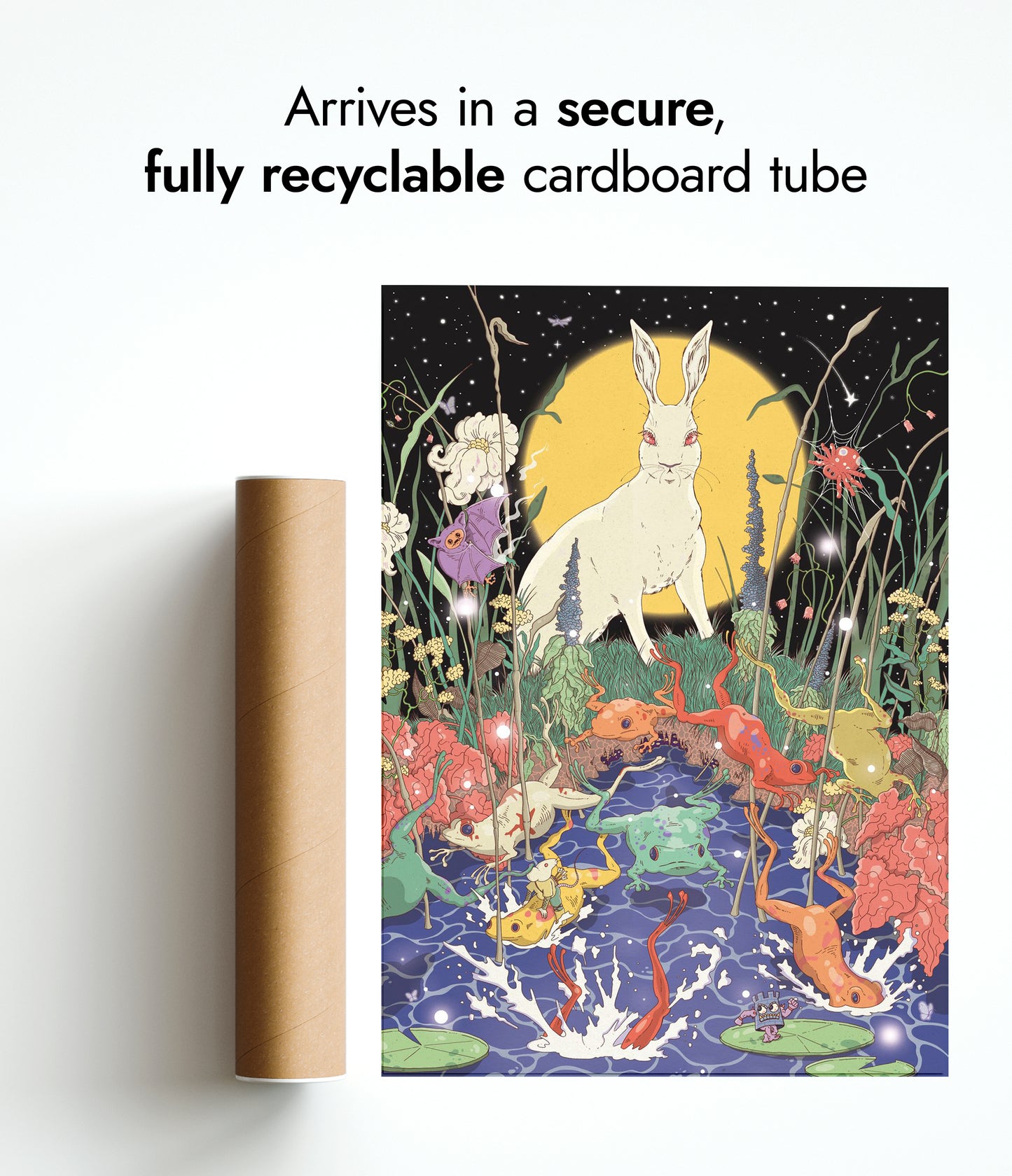 The Hare and the Frogs (Night Version)