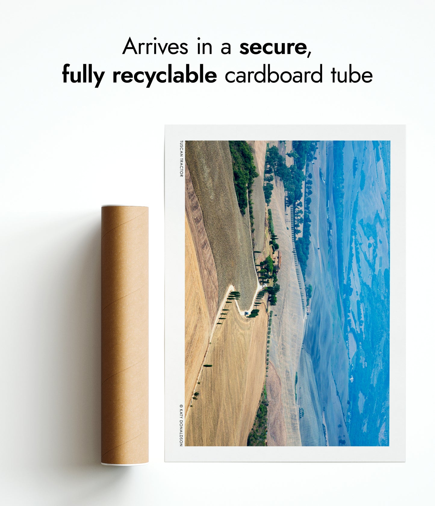 Toscanas traktorlandskap